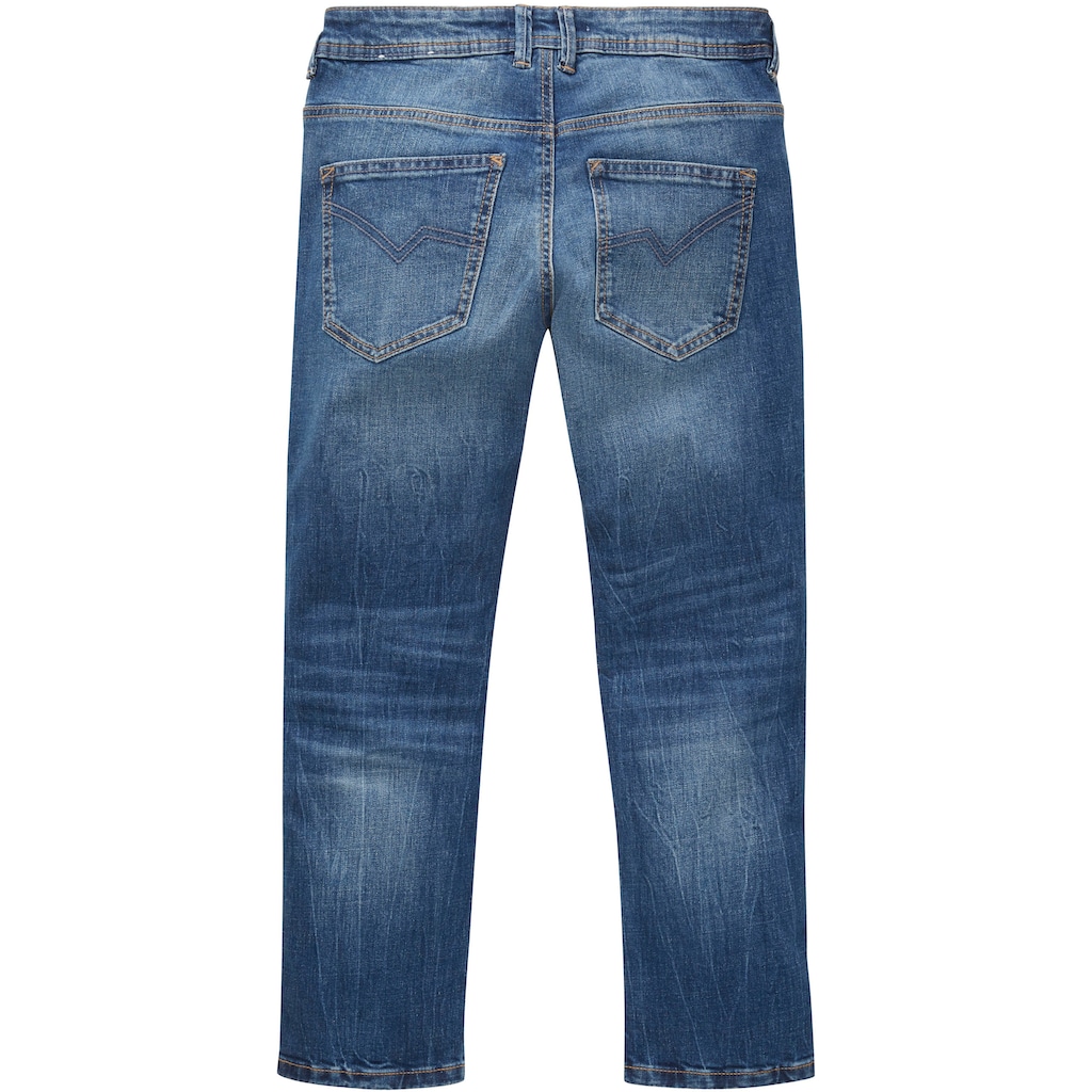 TOM TAILOR 5-Pocket-Jeans, mit coolen Ziernähten an den Gesäßtaschen