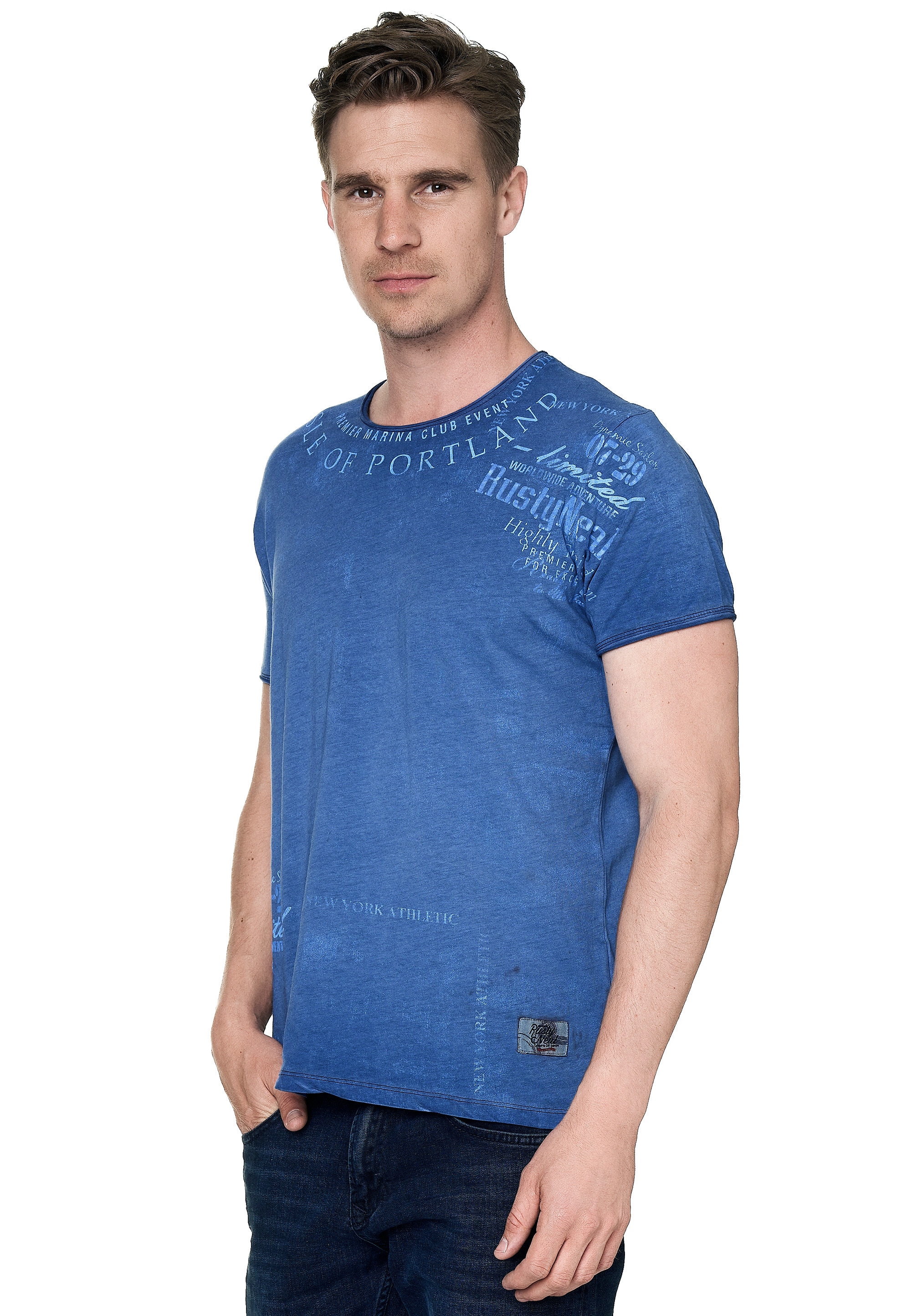 modernem bestellen T-Shirt, Print BAUR Rusty mit ▷ | Neal