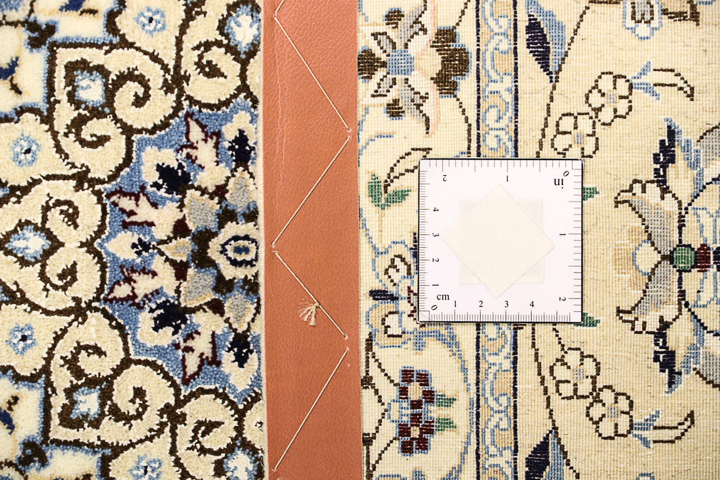 morgenland Orientteppich »Perser - Nain - Premium - 307 x 205 cm - beige«, rechteckig, Wohnzimmer, Handgeknüpft, Einzelstück mit Zertifikat
