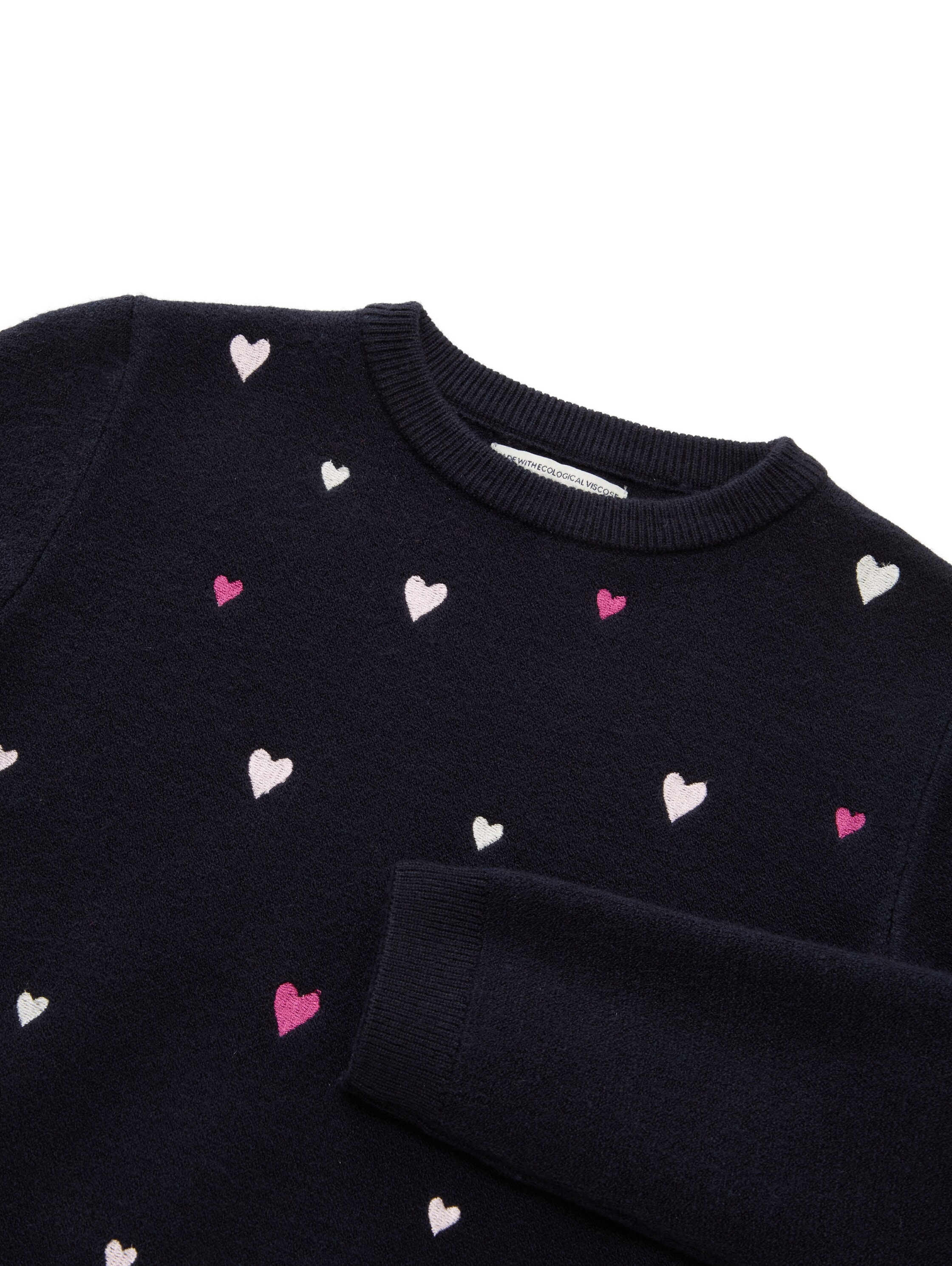 TOM TAILOR Strickpullover, mit Herz-Strickereien