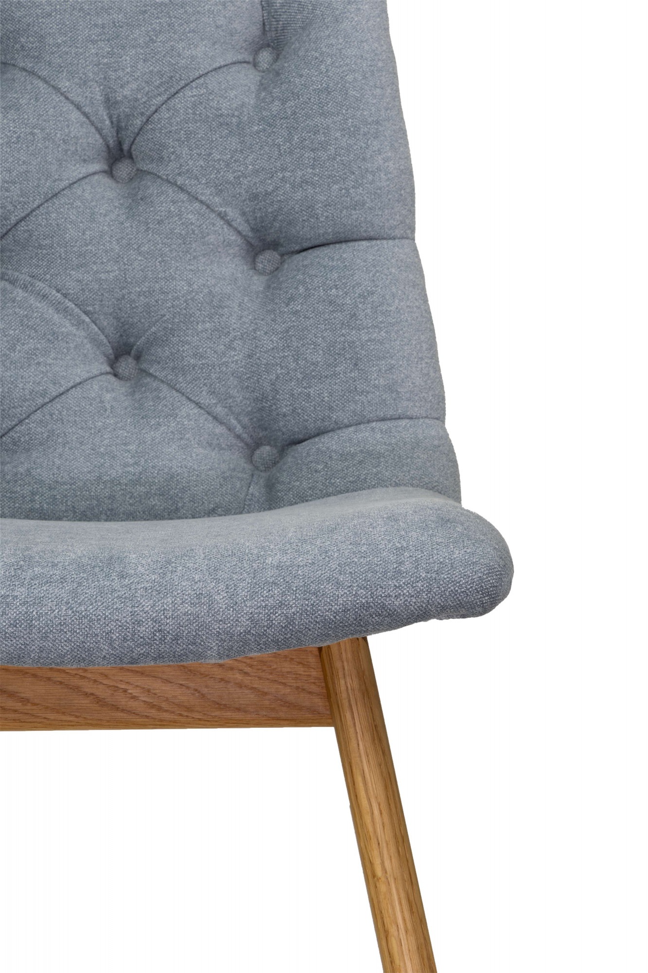 andas 4-Fußstuhl »Ramon«, (Set), 2 St., Chenille, mit Massivholzbeinen, verschiedene Stoffe und Farben