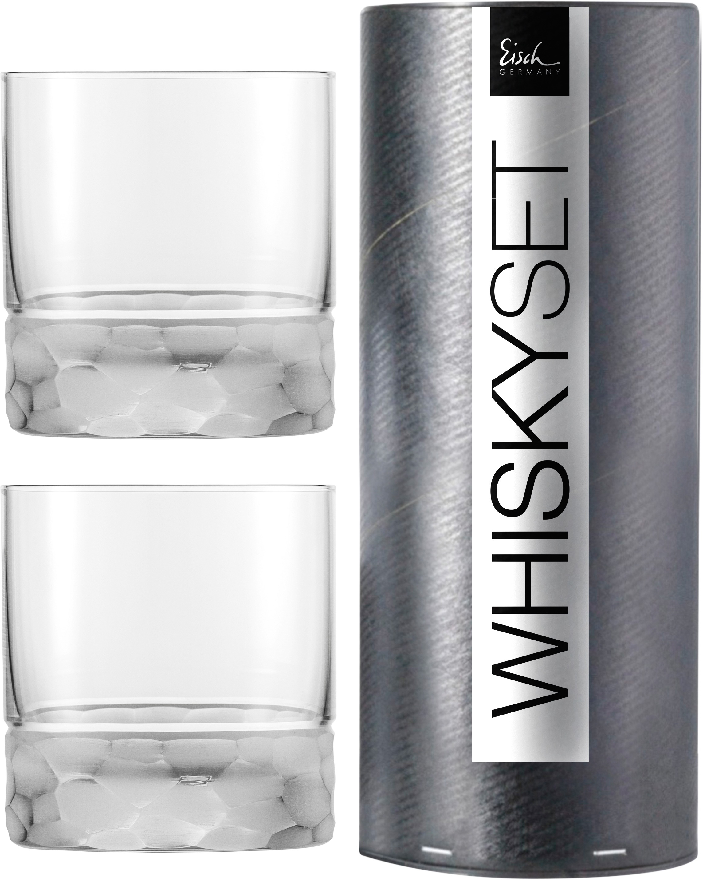 Eisch Germany Whiskyglas »Hamilton«, (Set, 2 tlg.), handgefertigt, bleifrei, 2-teilig, Made in Germany