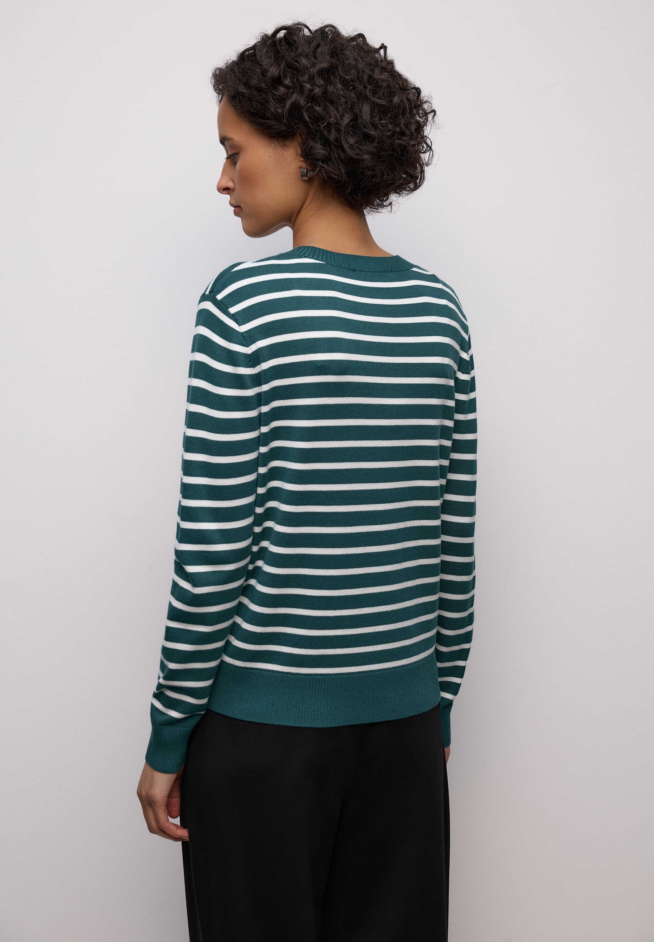 STREET ONE Rundhalspullover Rundhalsausschnitt günstig online kaufen