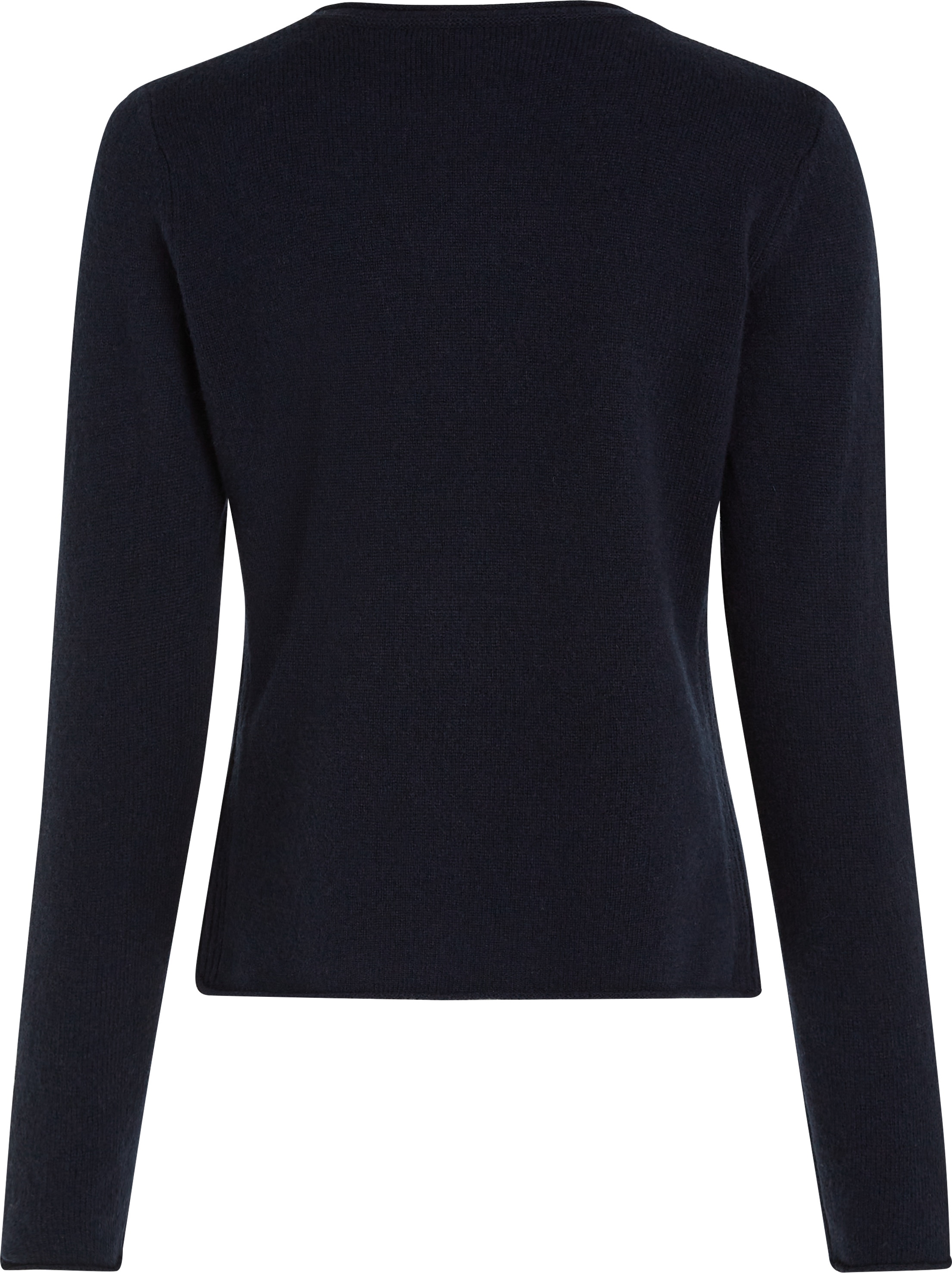 Tommy Hilfiger Strickpullover »SOFT WOOL C-NK SWEATER«, mit Logostickerei, aus 100% Wolle