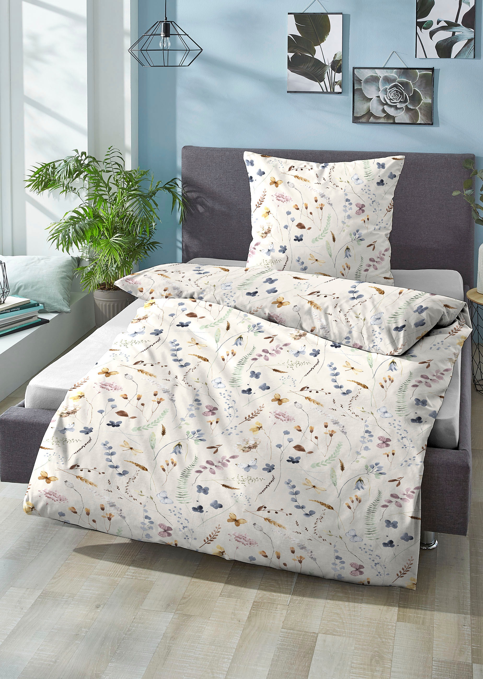 Castell - Markenbettwäsche Bettwäsche "Mira" 2 Stk. tlg. atmungsaktiv, stra günstig online kaufen