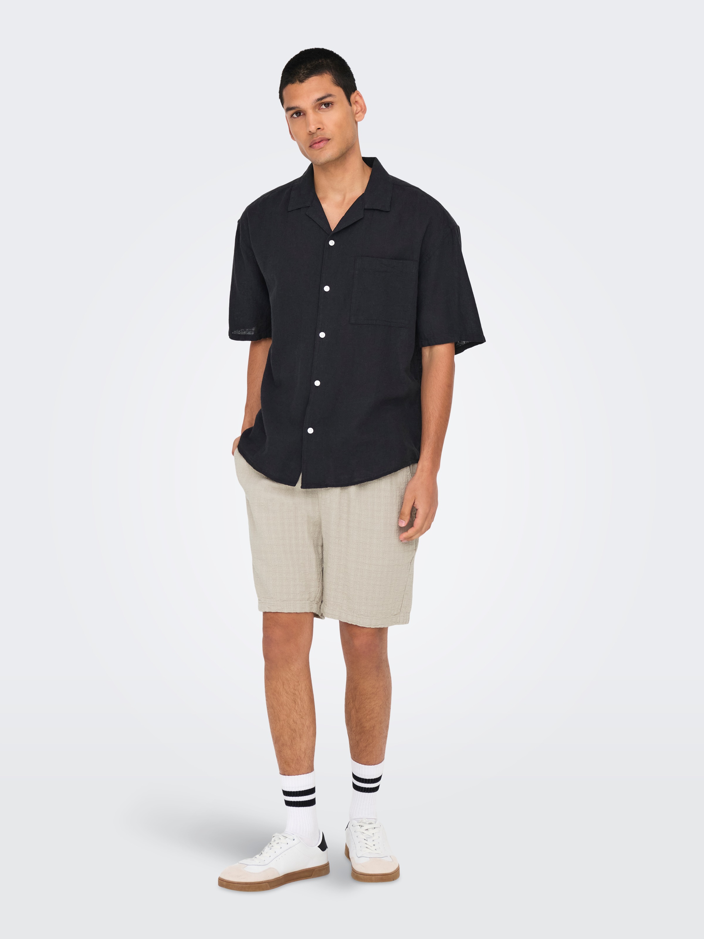 ONLY & SONS Shorts »ONSTEL LINEN LATHAM 0257 SHORTS«