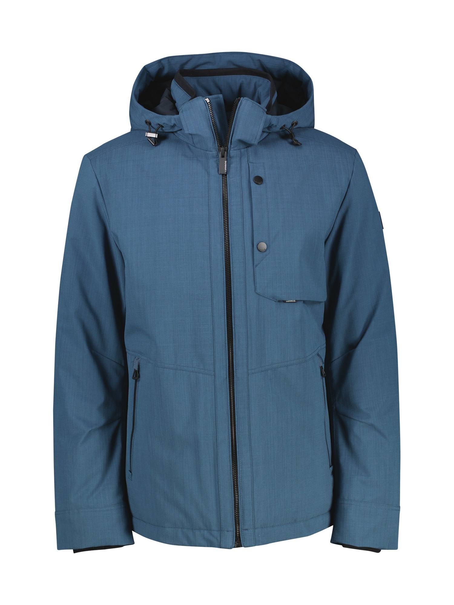 LERROS Outdoorjacke "Herren Struktur-Blouson in Übergrößen" mit Kapuze