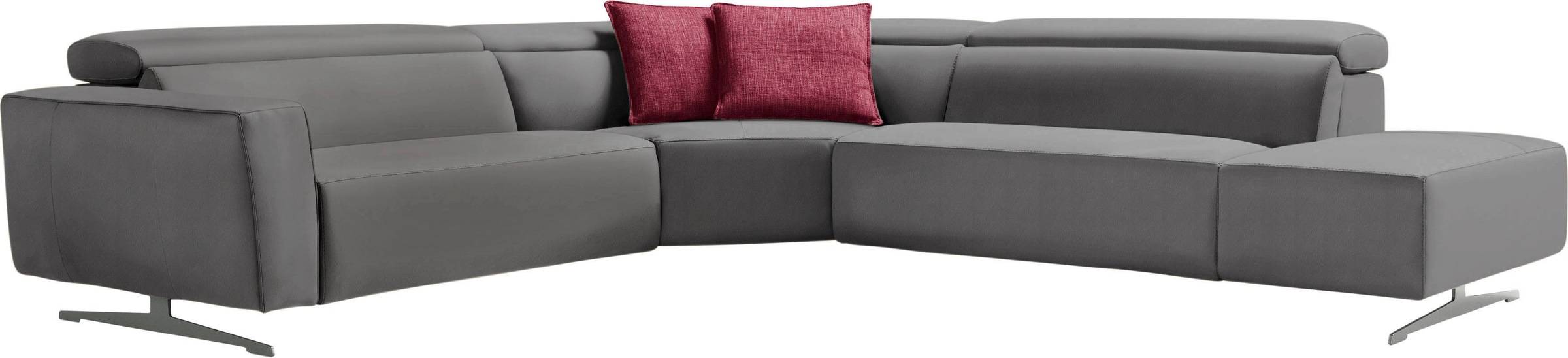 Egoitaliano Ecksofa "Stefanie-e, Designsofa der Extraklasse, bequem mit hoh günstig online kaufen