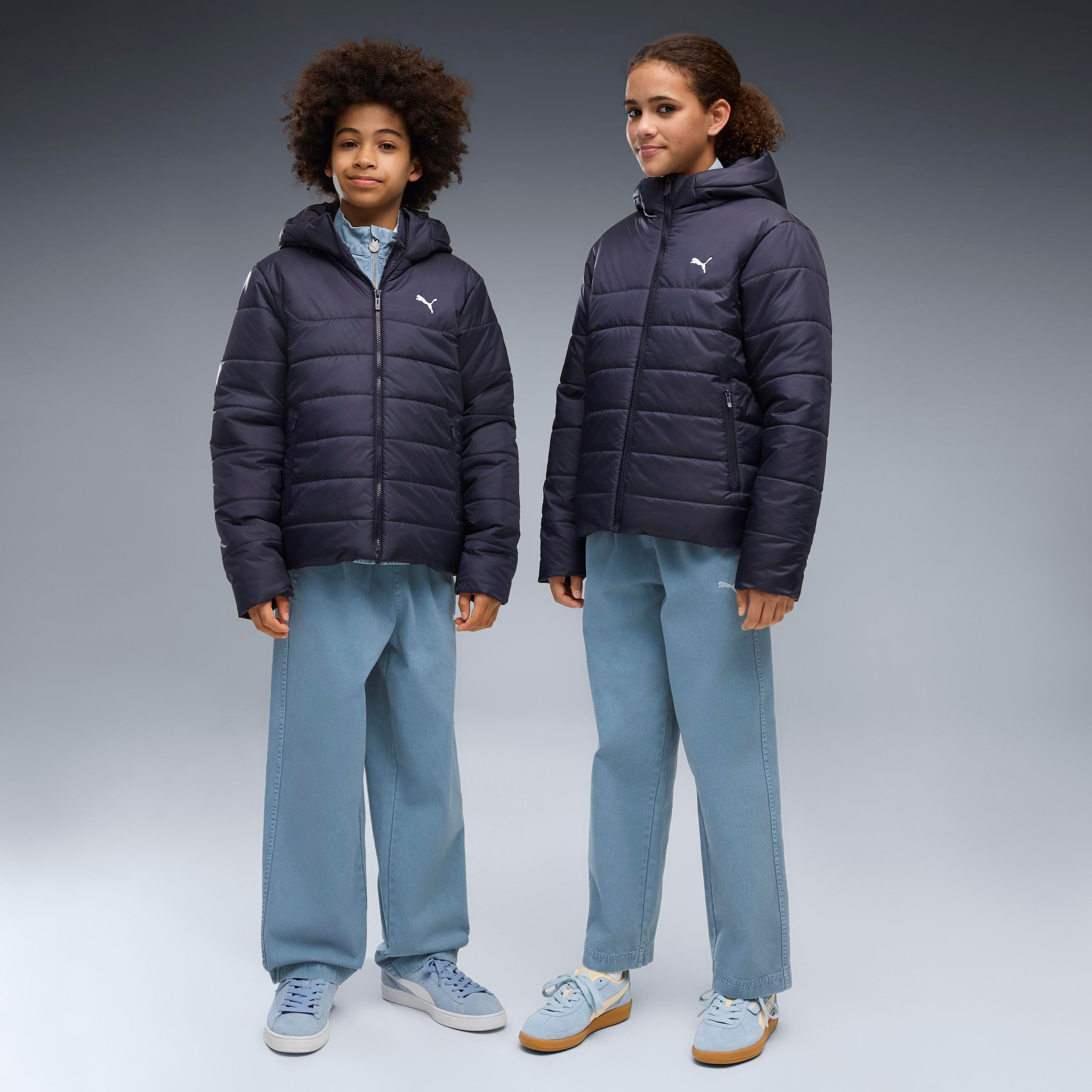 PUMA Winterjacke »ESS HOODED PADDED JACKET« mit Kapuze mit Kapuze, entspannte Passform
