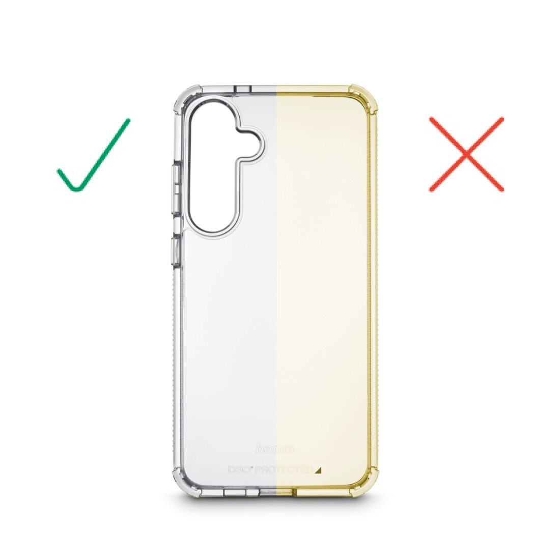Hama Handyhülle »Handyhülle „Extreme Protect“ für Galaxy S24 FE (stoßfest, sturzsicher)«, Samsung Galaxy S24 FE, ohne schnelles Vergilben