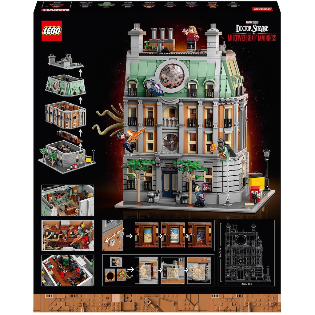 LEGO® Konstruktionsspielsteine »Sanctum Sanctorum (76218), LEGO® Marvel«, (2708 St.)