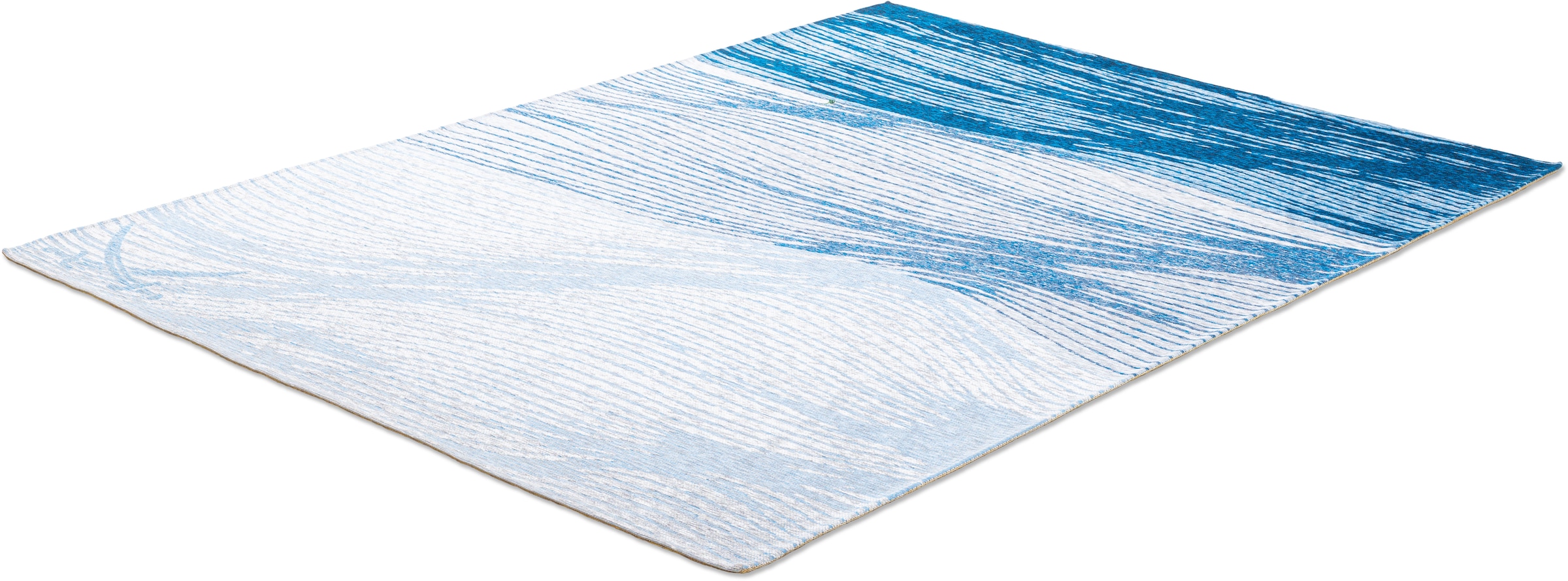 Sansibar Teppich »Keitum 007«, rechteckig, Flachgewebe, modernes Wellen Design & gekreuzte Säbel