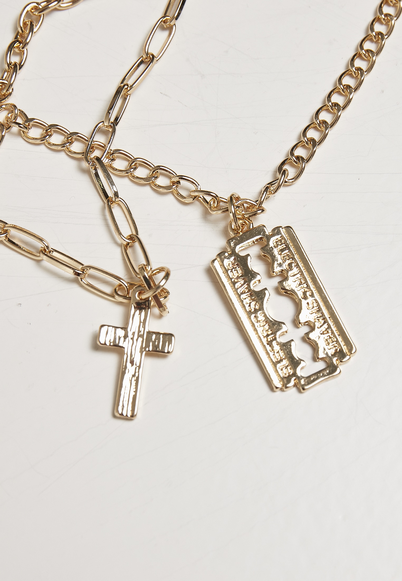 URBAN CLASSICS Edelstahlkette »Accessoires BAUR bestellen Necklace« Blade Razor | online