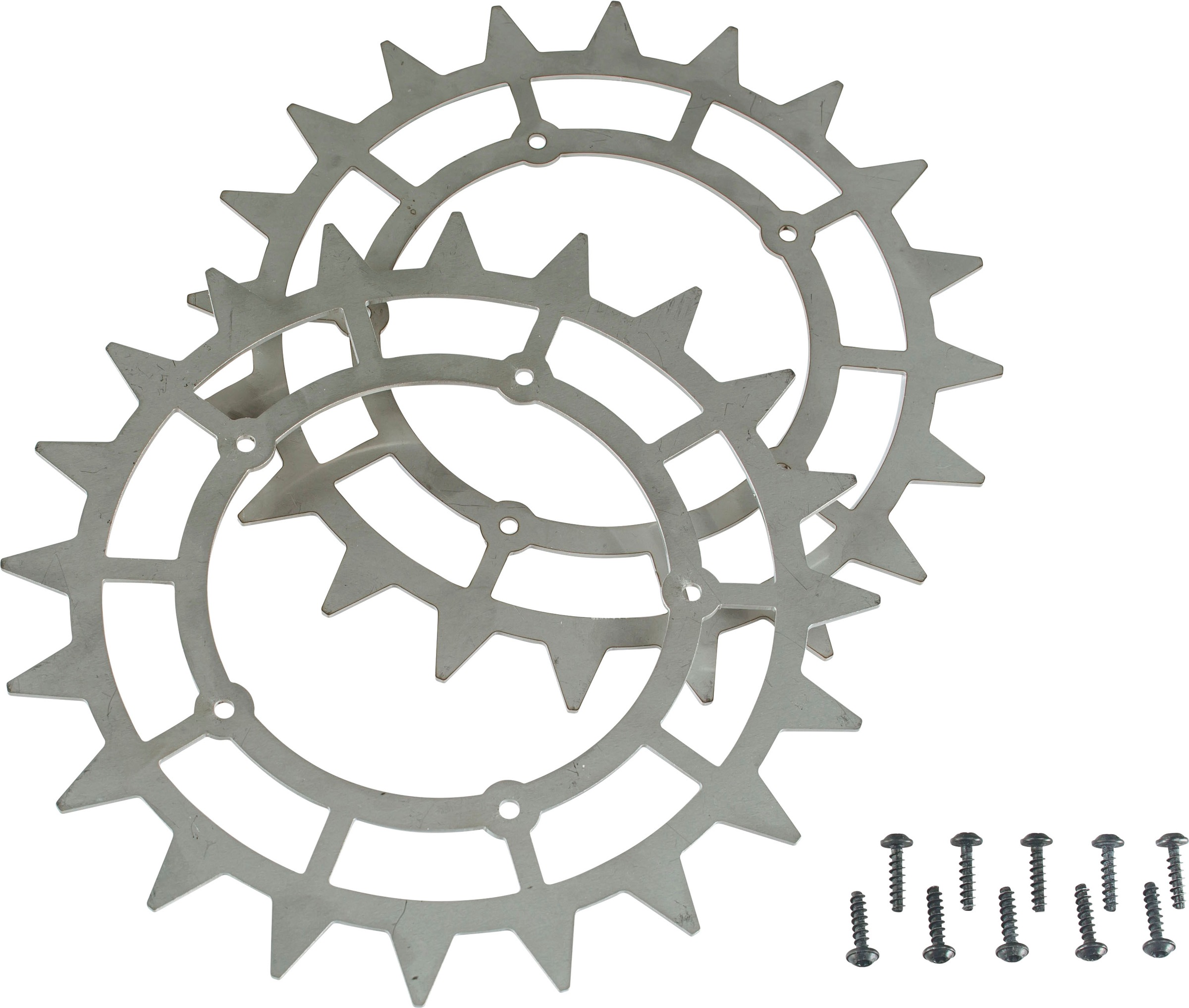 AL-KO Anfahrhilfe, B:23cm H:4cm T:33cm, grau, Anfahrhilfen, Radkrallensatz für Mähroboter Robolinho