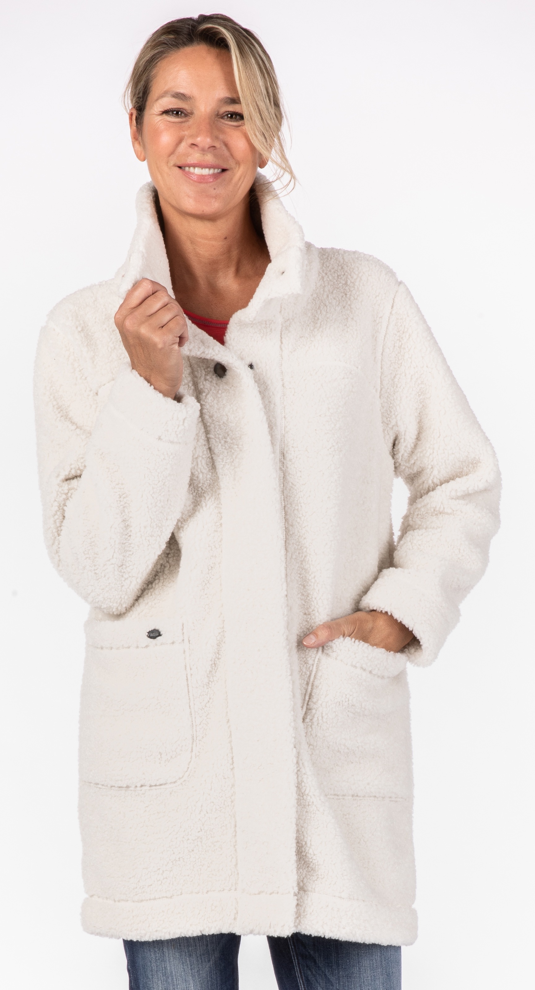 LPO Fleecejacke »CAMBLY LONG erhältlich auch WOMEN«, kaufen in Großen Teddy-Fleece, Größen | BAUR online mit