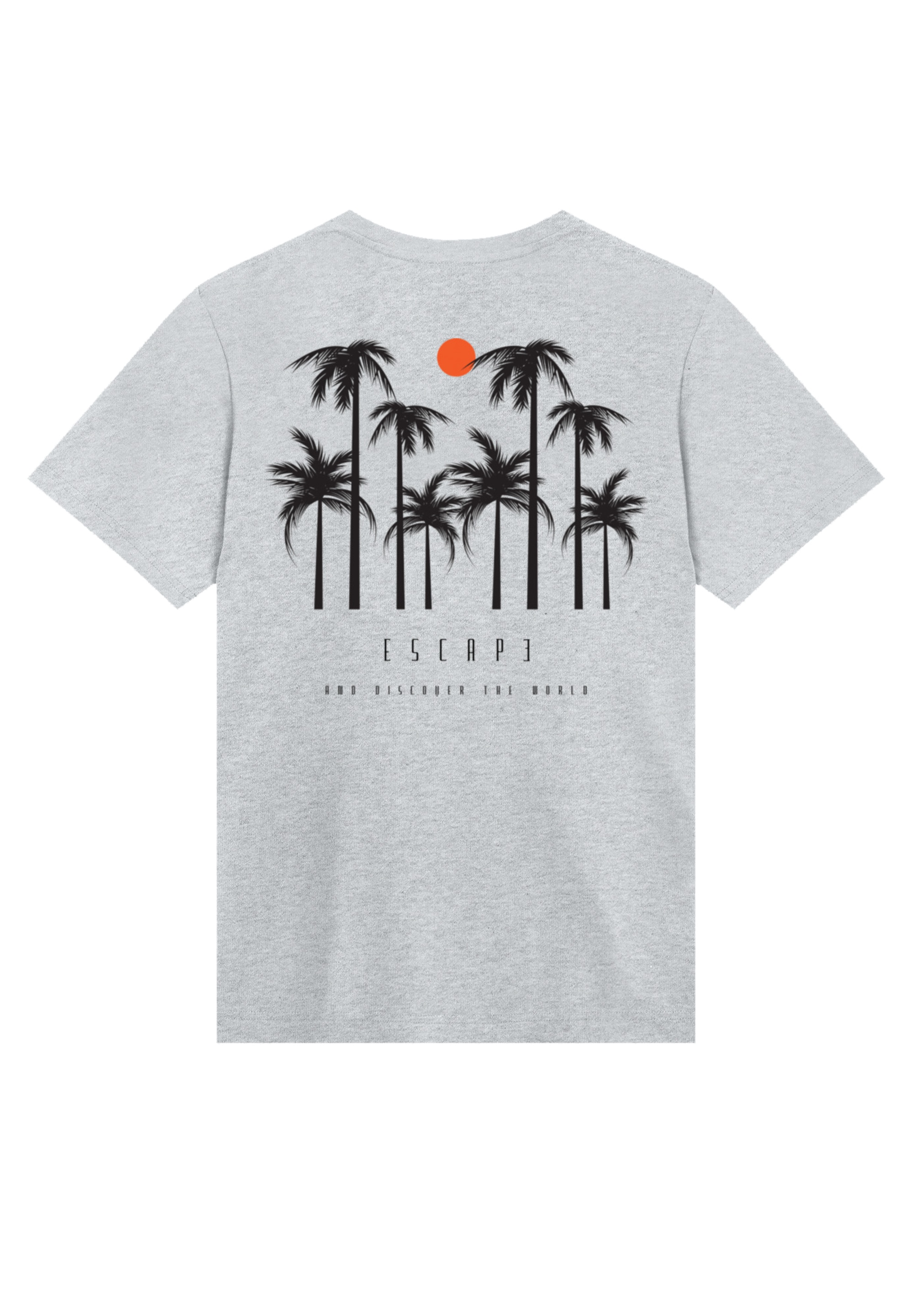 F4NT4STIC T-Shirt »Escape Discover the World Palm Trees«, Discover the World