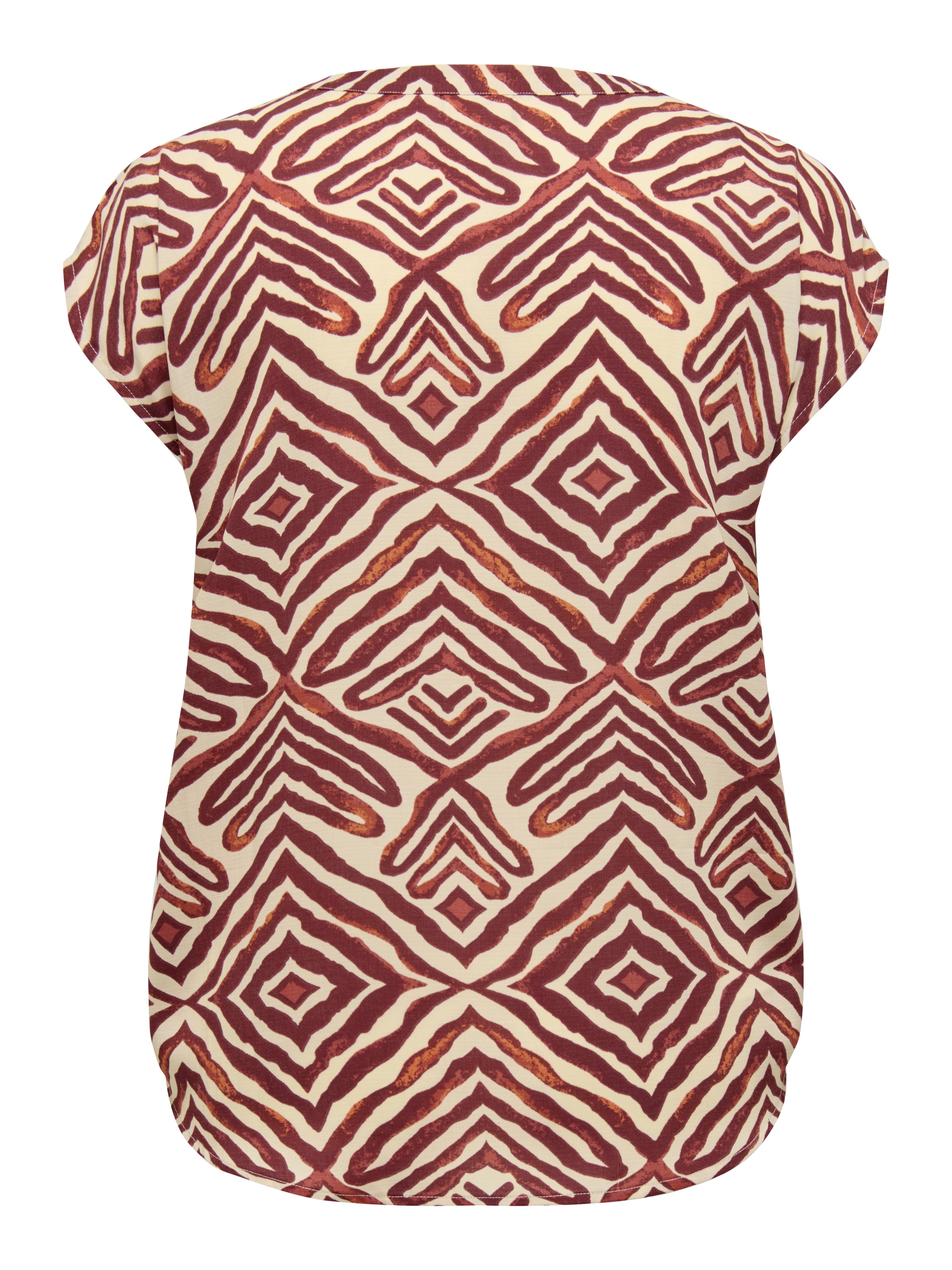 ONLY CARMAKOMA Kurzarmbluse "CARSHILLA SL SHIRT AOP VIS BS" günstig online kaufen