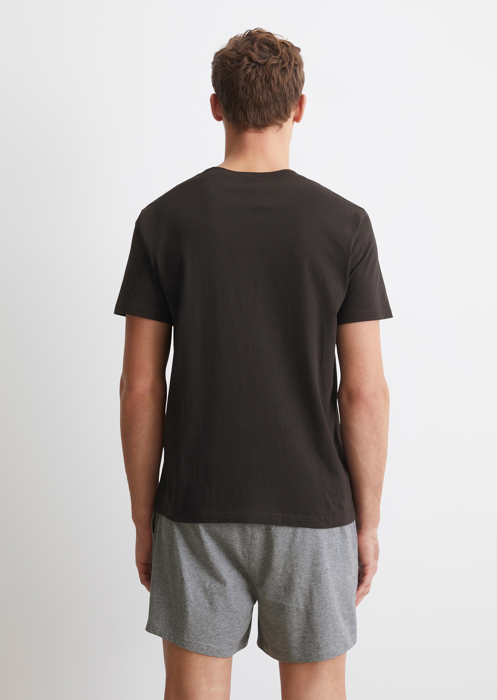 Thumbnail - Marc OPolo Shorty "Mix N Match Cotton" 2 tlg. Baumwolle, Jersey-Qualität, bequem, Kurzarm