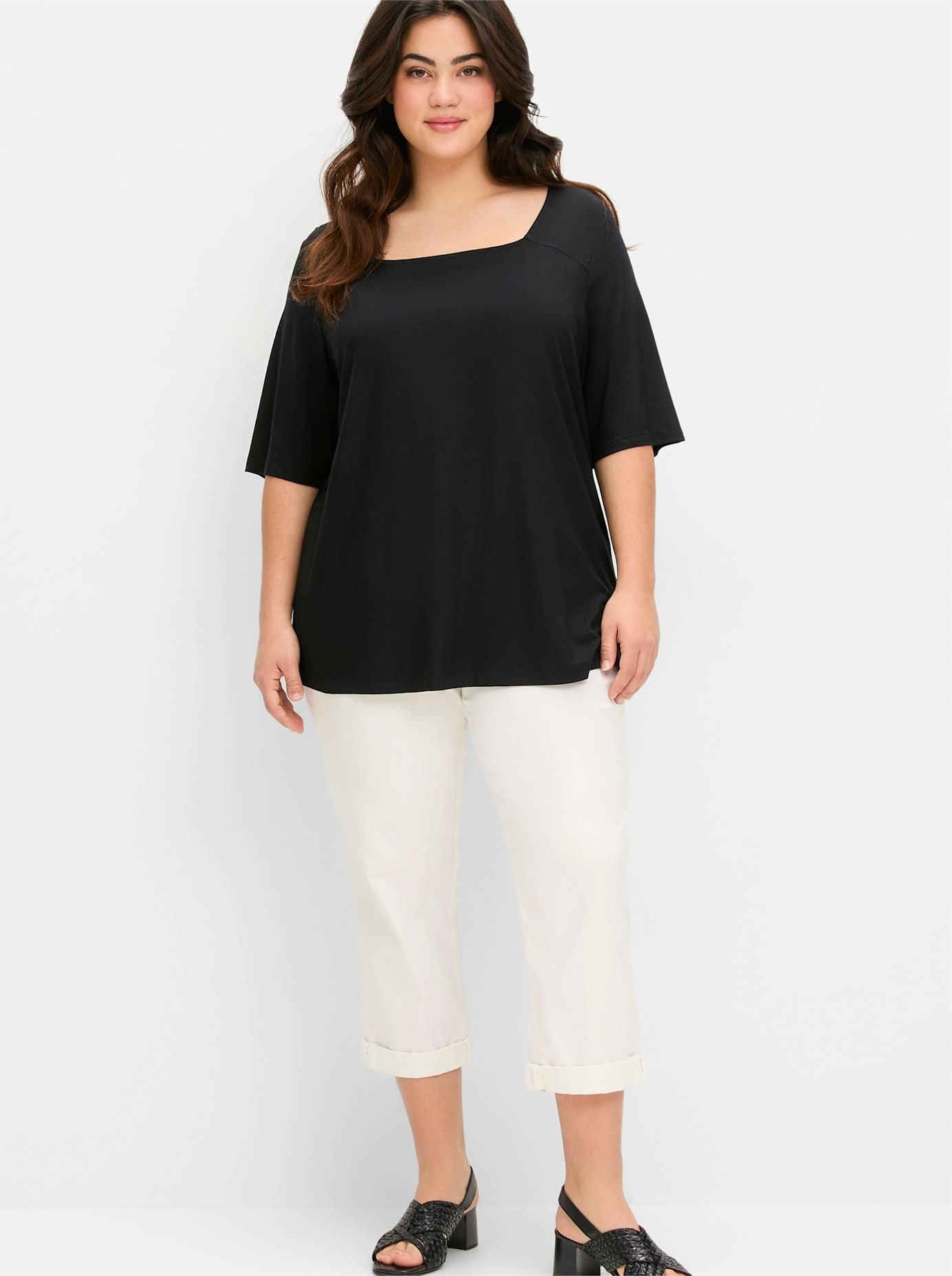 Sheego T-Shirt »T-Shirt«, (1 tlg.)