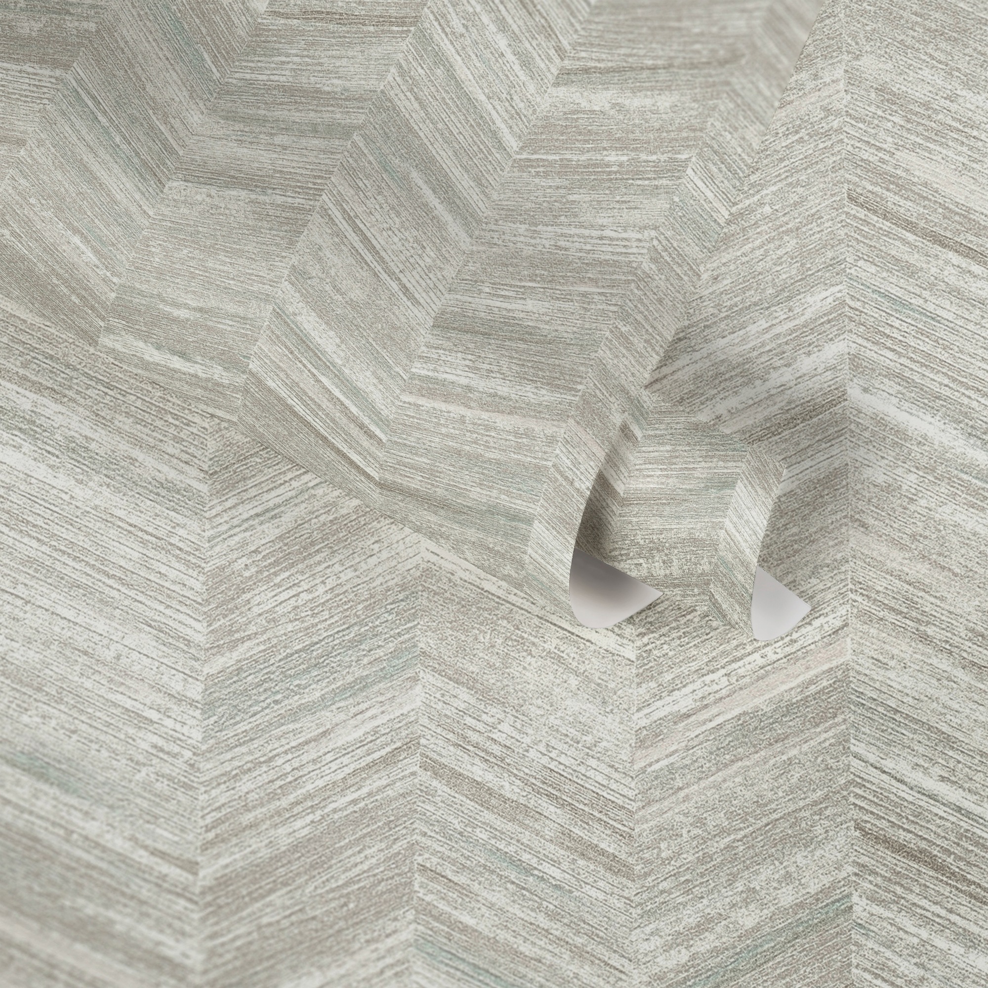 A.S. Création Vliestapete »Geo Effect«, Fischgratmuster-geometrisch-Motiv, Tapete Geometrisch Tapeten Wohnzimmer Schlafzimmer Küche Design Optik