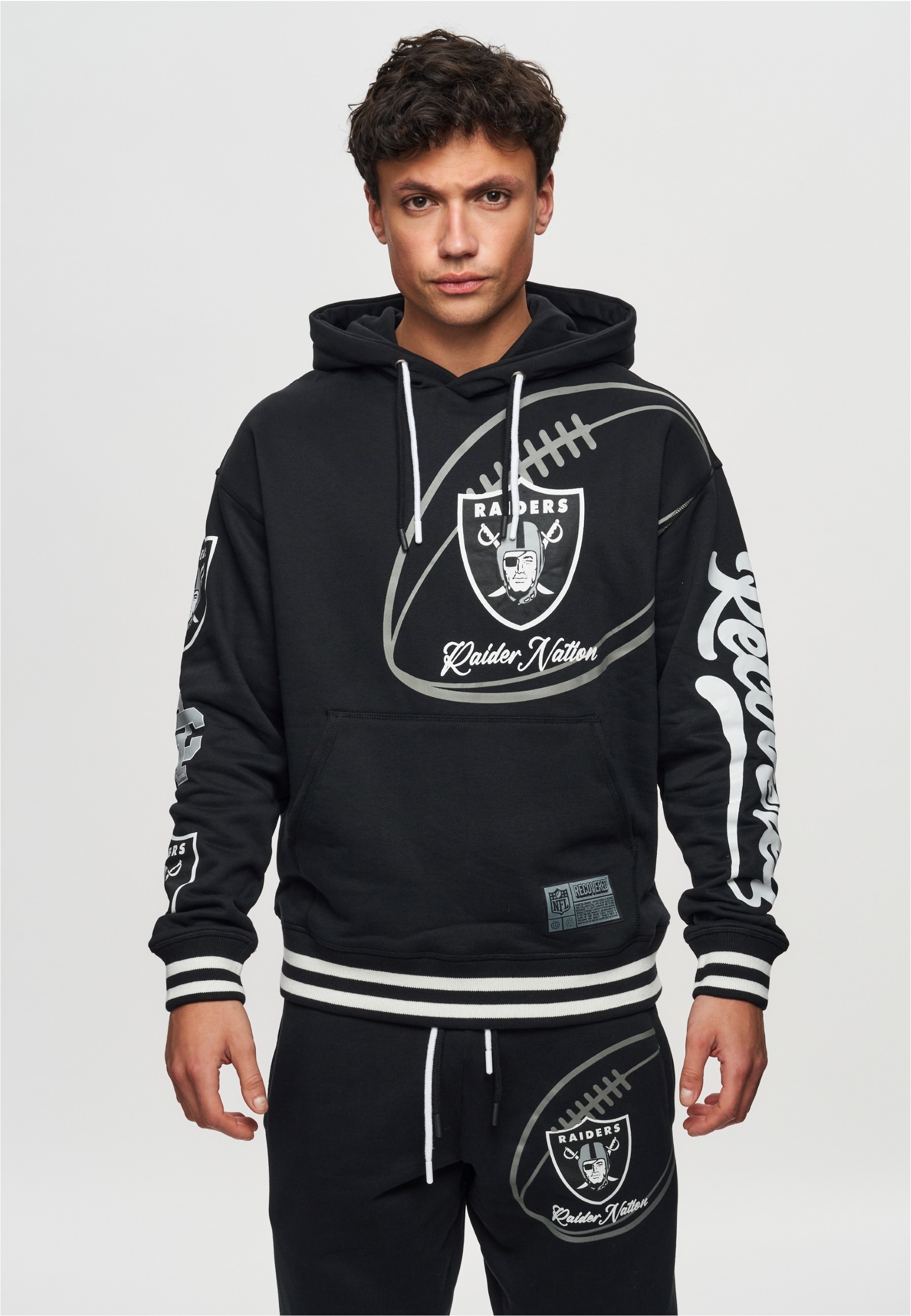 Recovered Kapuzensweatshirt »NFL Raiders Nation«, im lockeren Schnitt
