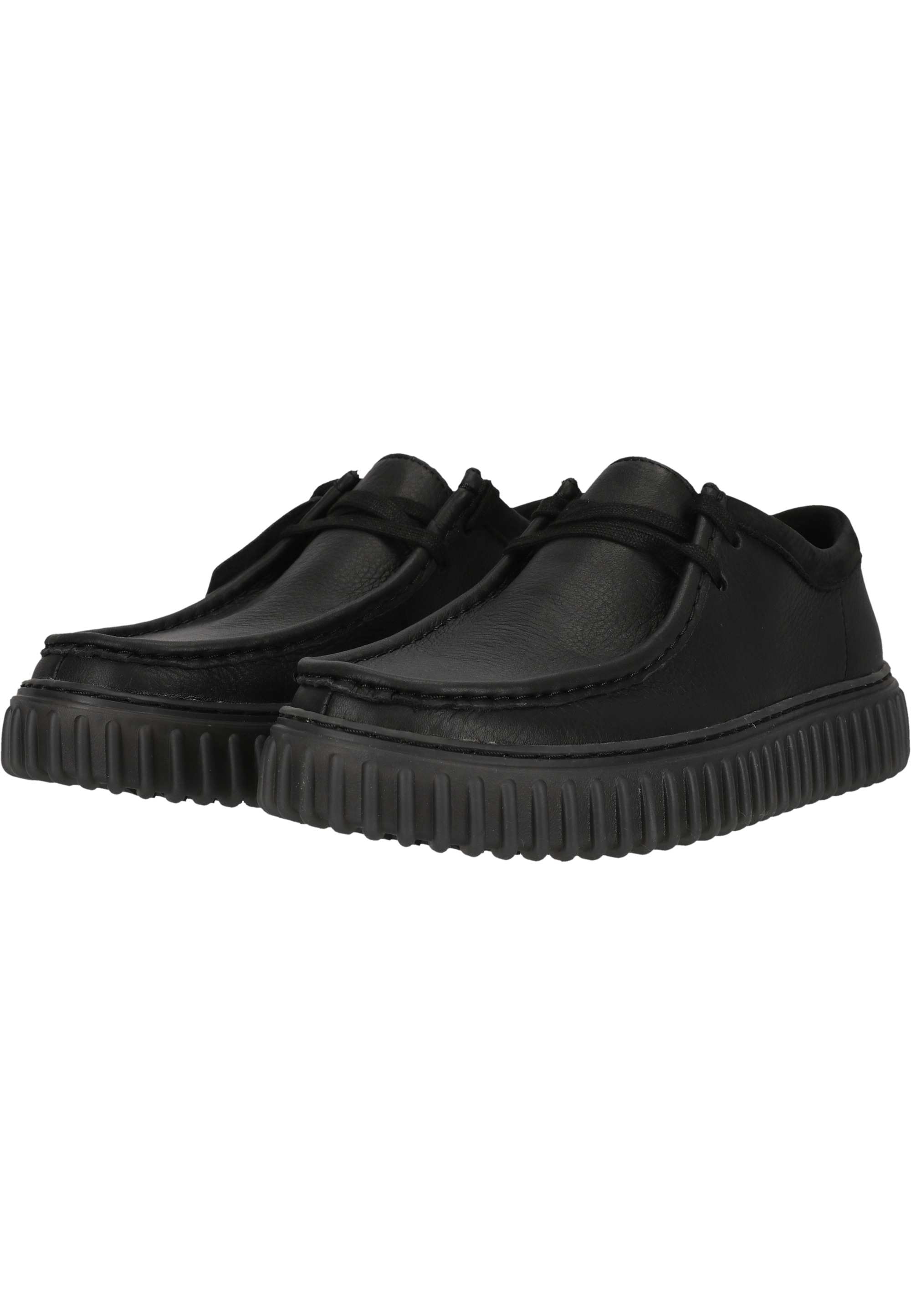 Clarks Schnürschuh »Torhill«, mit robuster gerippter Sohle
