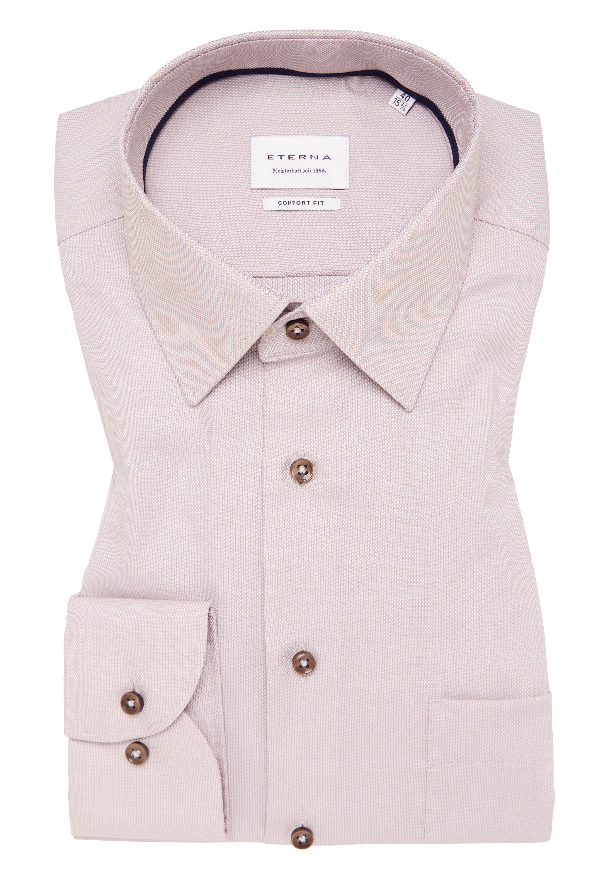 Eterna Langarmhemd »COMFORT FIT«, NON IRON (bügelfrei)