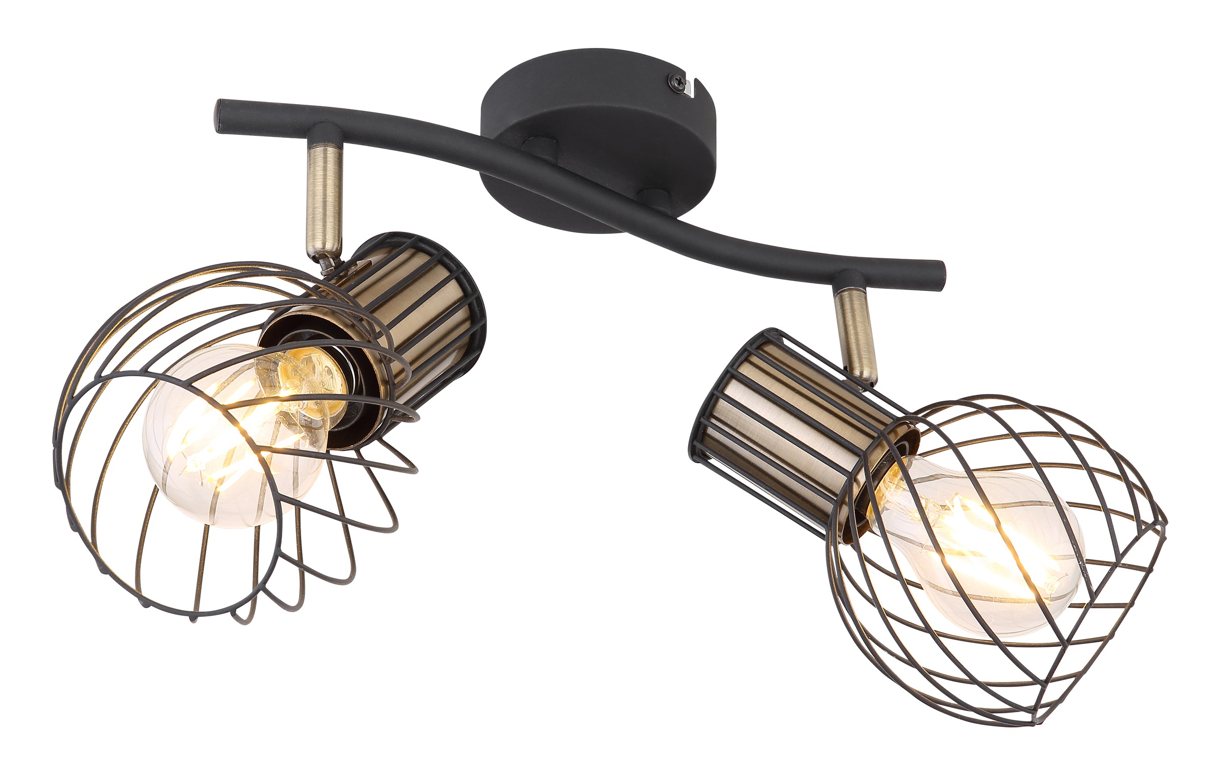 GLOBO LIGHTING Deckenstrahler »ARGUSTO« E27 1 Stk. Spot Deckenspot Flur Schlafzimmer Wohnzimmer