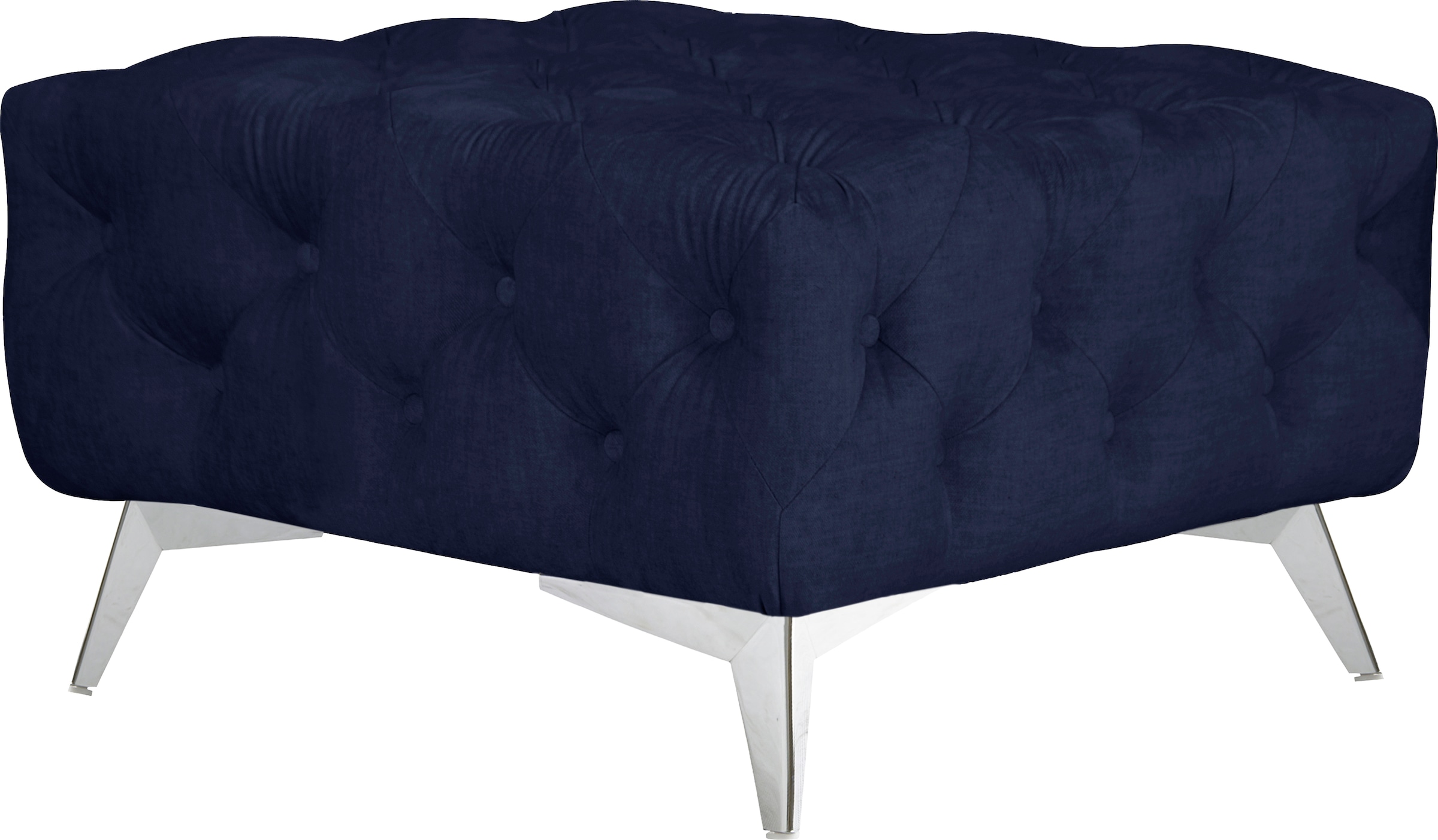 Home affaire Polsterhocker "Glynis" aufwändige Knopfheftung, moderne Cheste günstig online kaufen