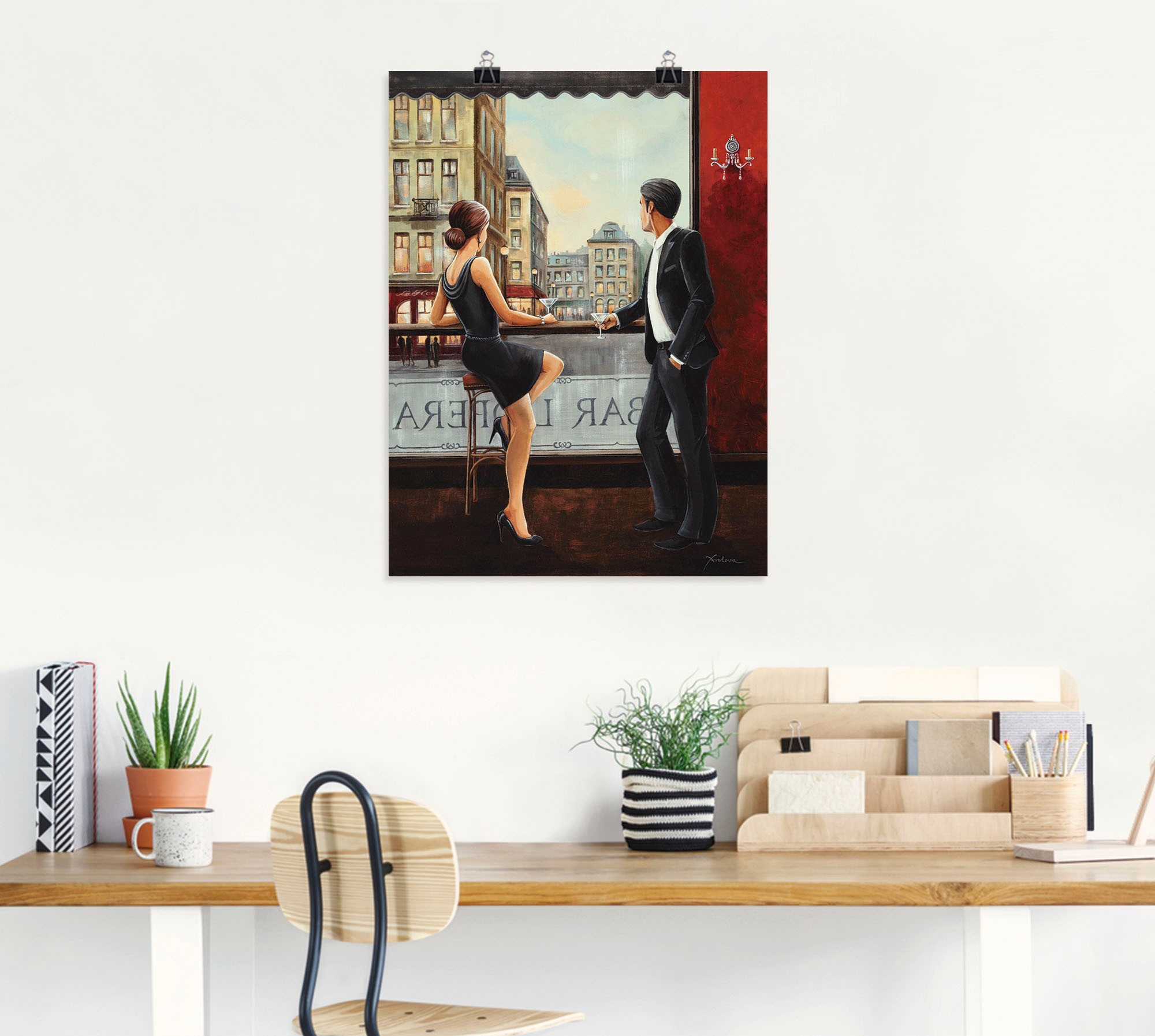 Artland Wandbild »Bar« Bar & Lounges 1 Stk. tlg. als Alubild, Outdoorbild, Leinwandbild, Poster, Wandaufkleber