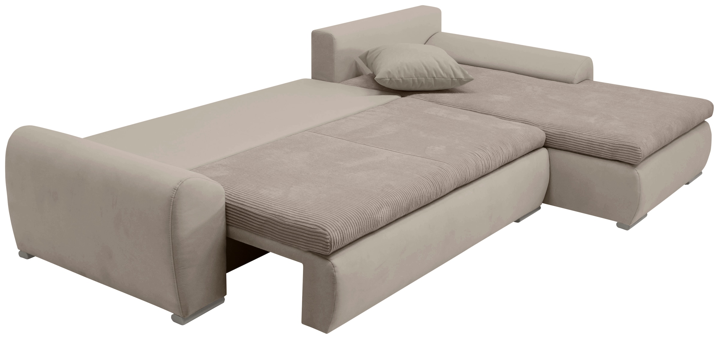 Home affaire Ecksofa »Win L-Form«, wahlweise mit Bettfunktion und Bettkasten