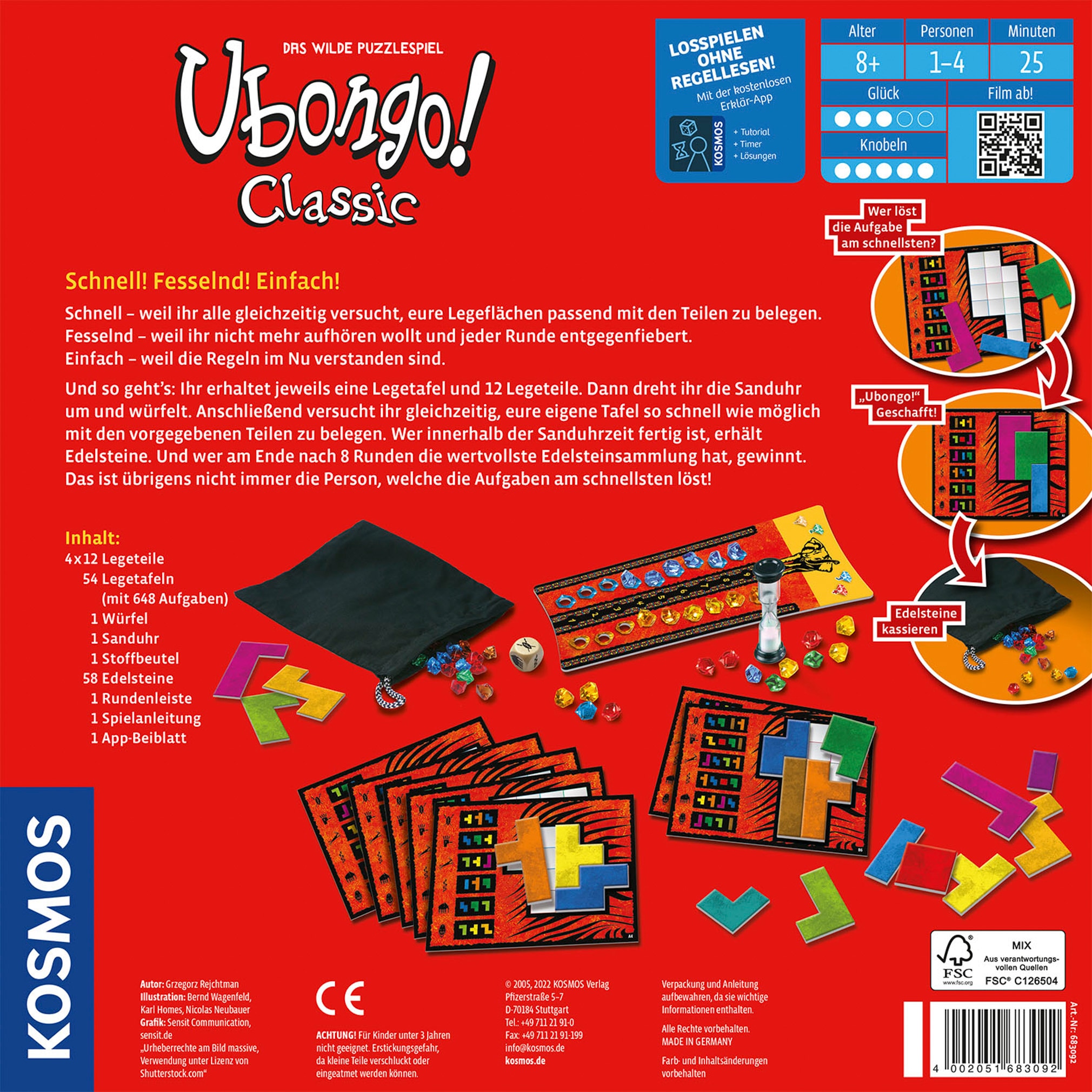 Kosmos Spiel »Ubongo! Classic 2022« Made in Germany