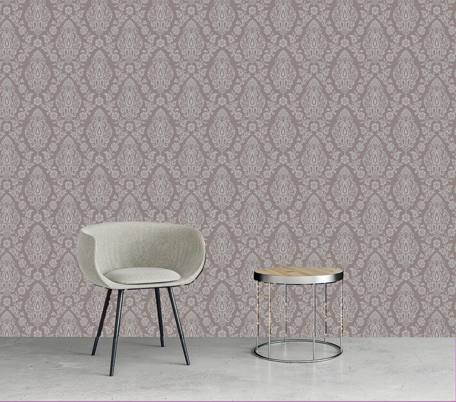 queence Vinyltapete »Catriona«, bedruckt-Barock-Antikoptik-Kunst, 90x250cm, selbstklebend, kinderleichte Anbringung, Sticker