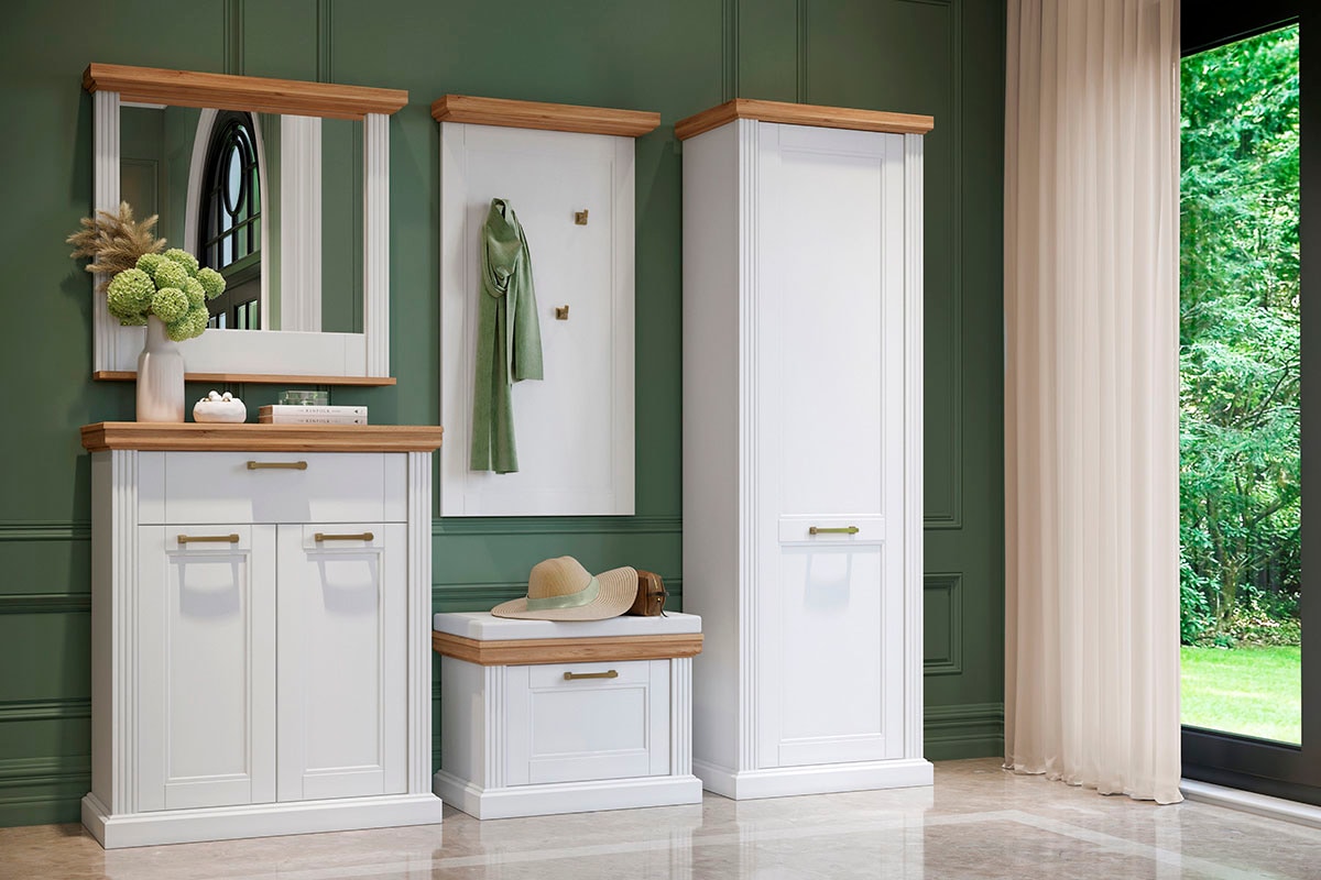 Home affaire Schuhschrank "Tara", (H/B/T): 102/86/38cm), hochwertig UV lack günstig online kaufen