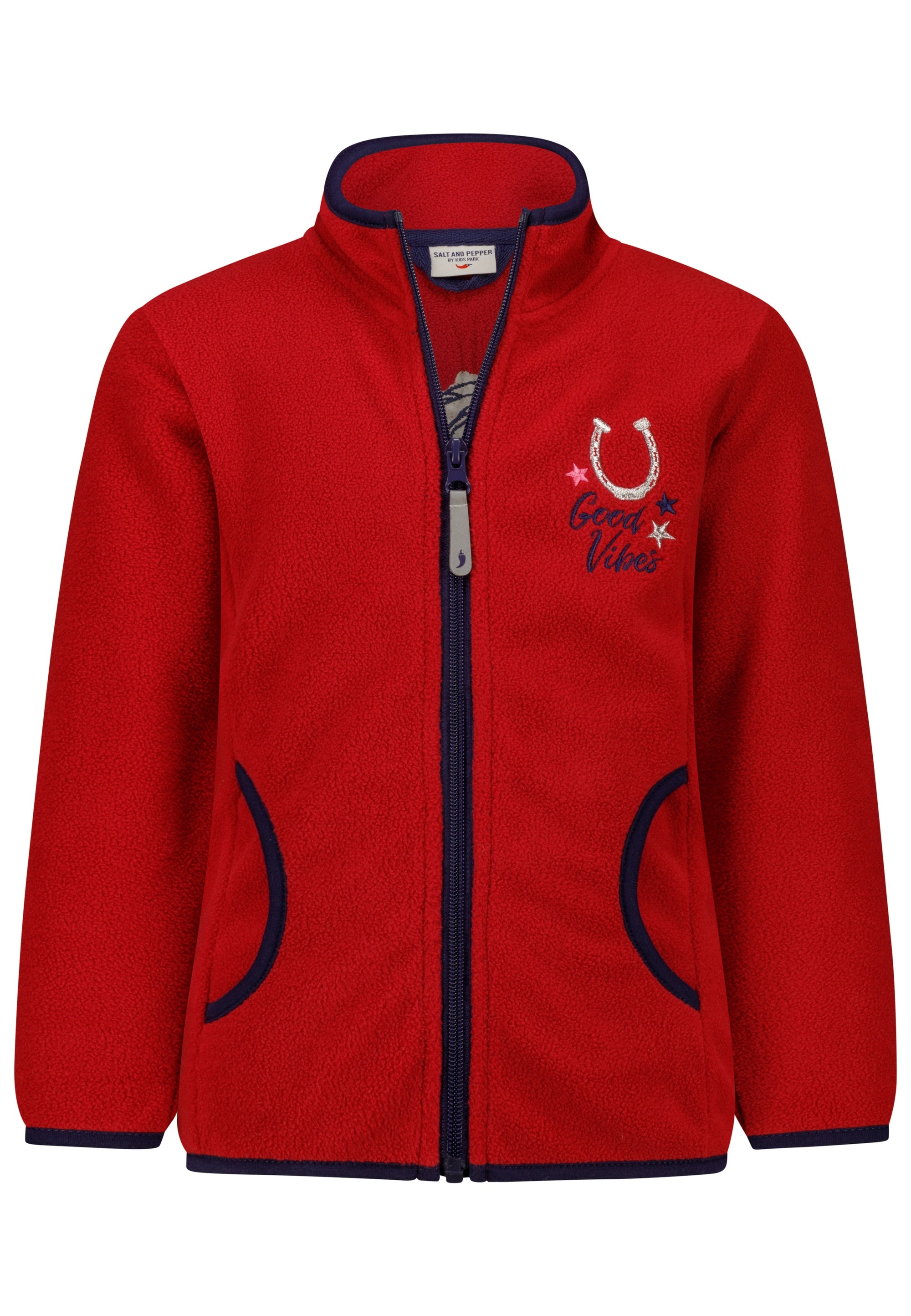 SALT AND PEPPER Fleecejacke »Horse«, mit Pferde-Stickerei