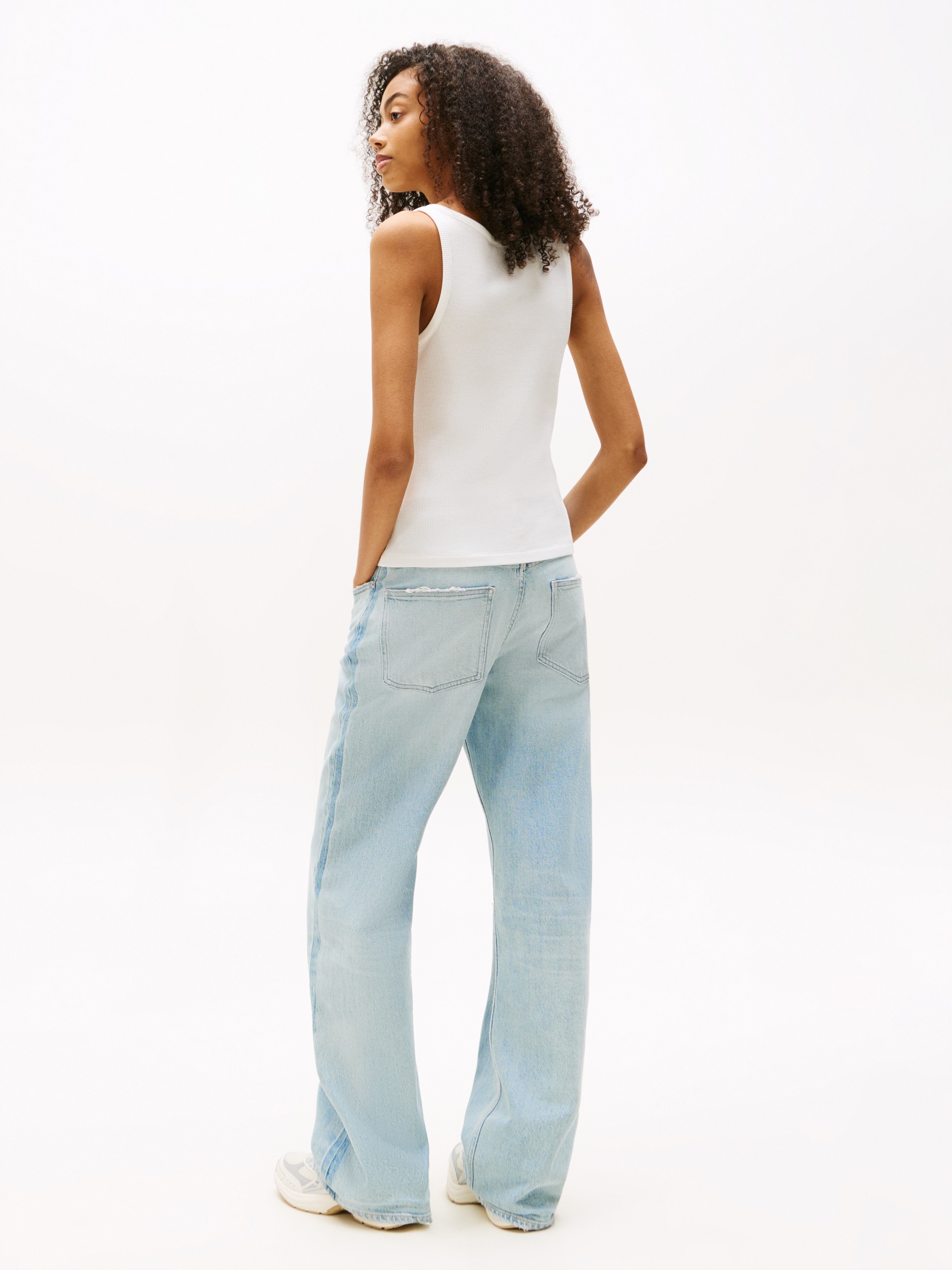 Thumbnail - Tommy Jeans T-Shirt "TJW SLIM HENLEY WAFFLE TANK"