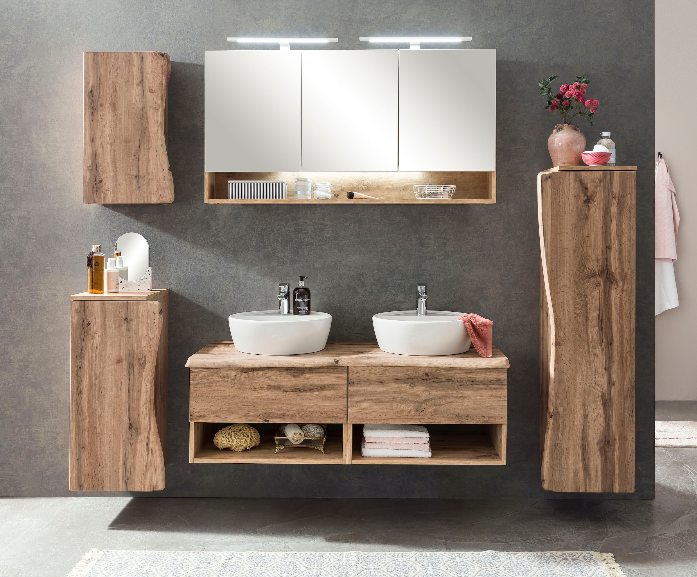 welltime Spiegelschrank »Stubach«, Breite 120 cm