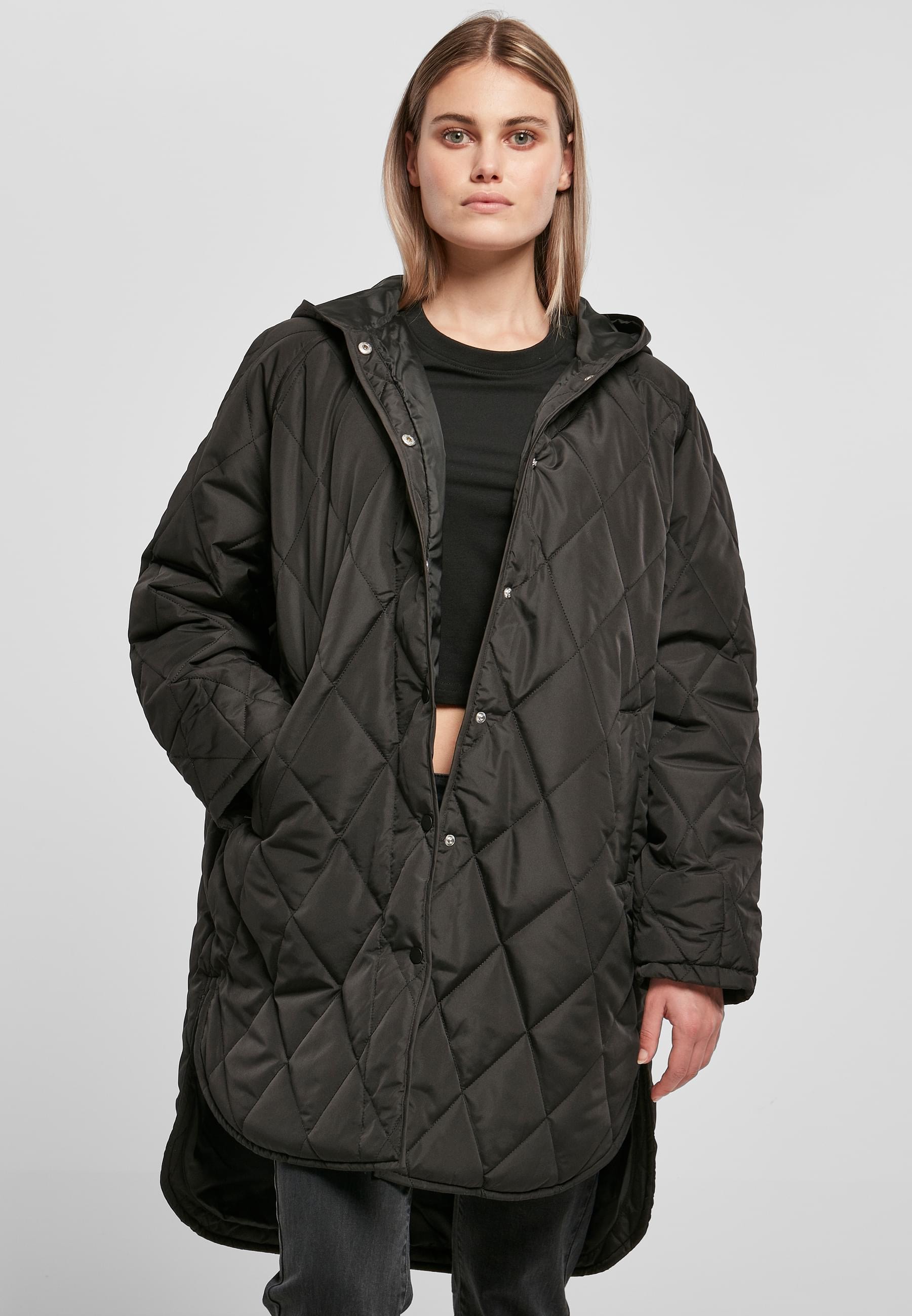 URBAN CLASSICS Allwetterjacke »Urban Classics Damen«, (1 St.), mit Kapuze