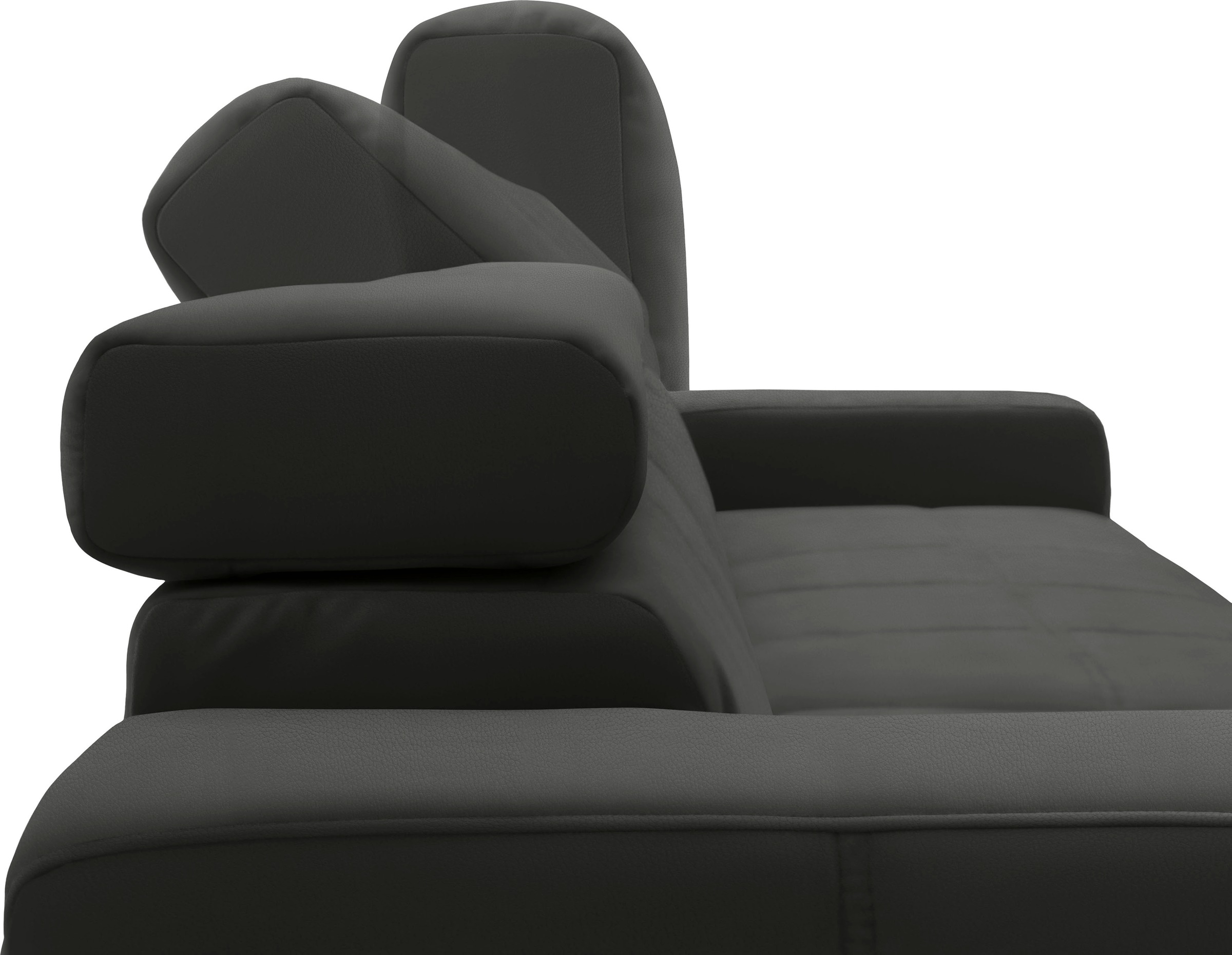 Thumbnail - DOMO collection Ecksofa "Brandon große Ausführung B/T/H: 289/177/80 cm, auch in Leder und Cord" mit Kopfteilverstellung,...