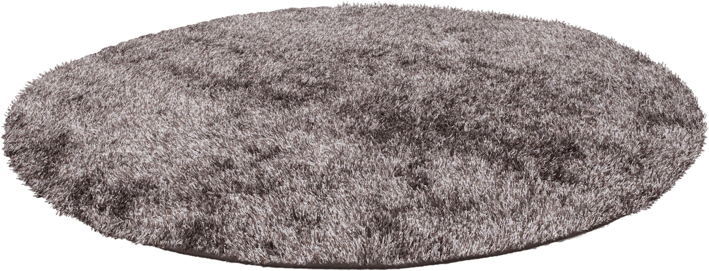 BAUR Kayoom Microfaser, 700«, »Diamond | Shaggy, Melange, Langflor, Hochflor-Teppich Wohnzimmer rund, weiche