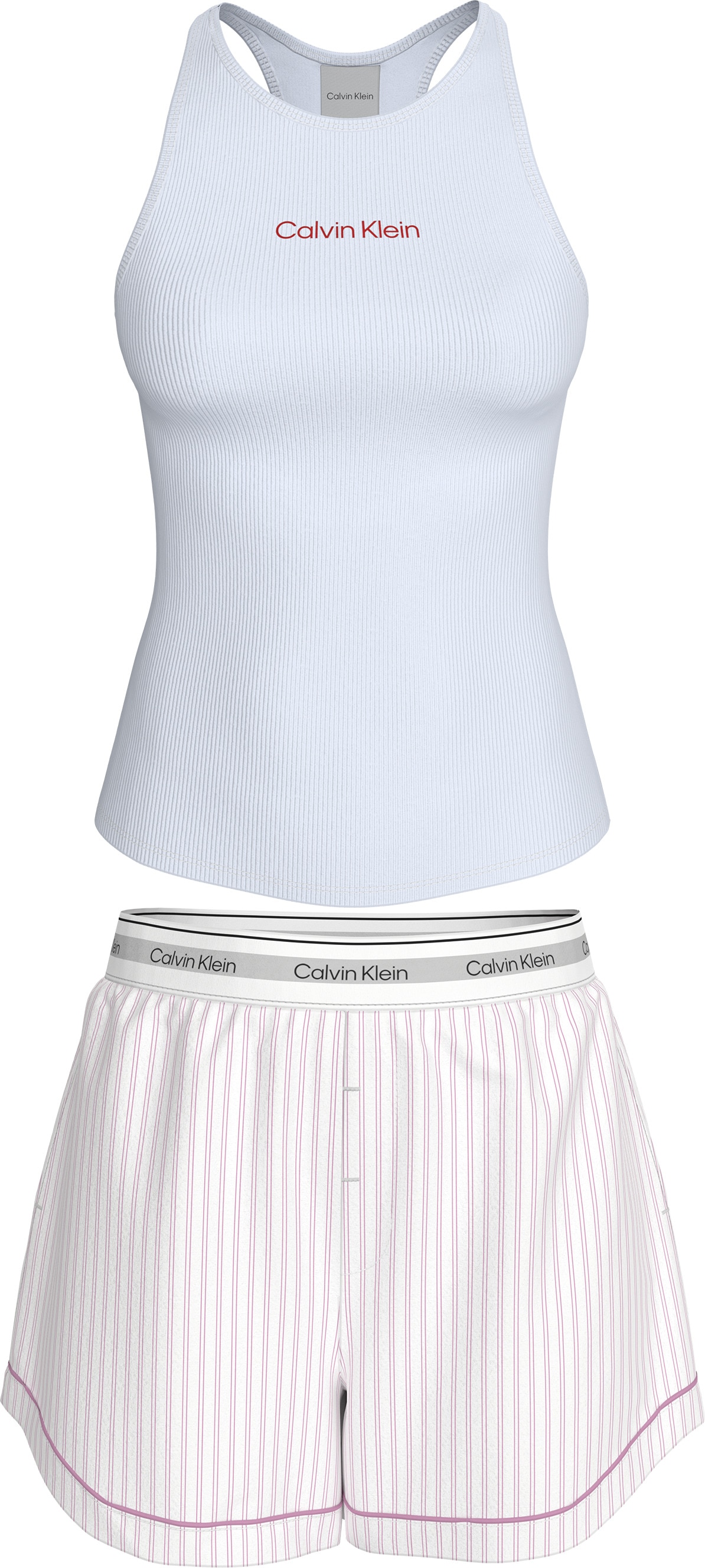 Calvin Klein Underwear Schlafanzug "V DAY TANK SHORT SET" Mit elastischem B günstig online kaufen