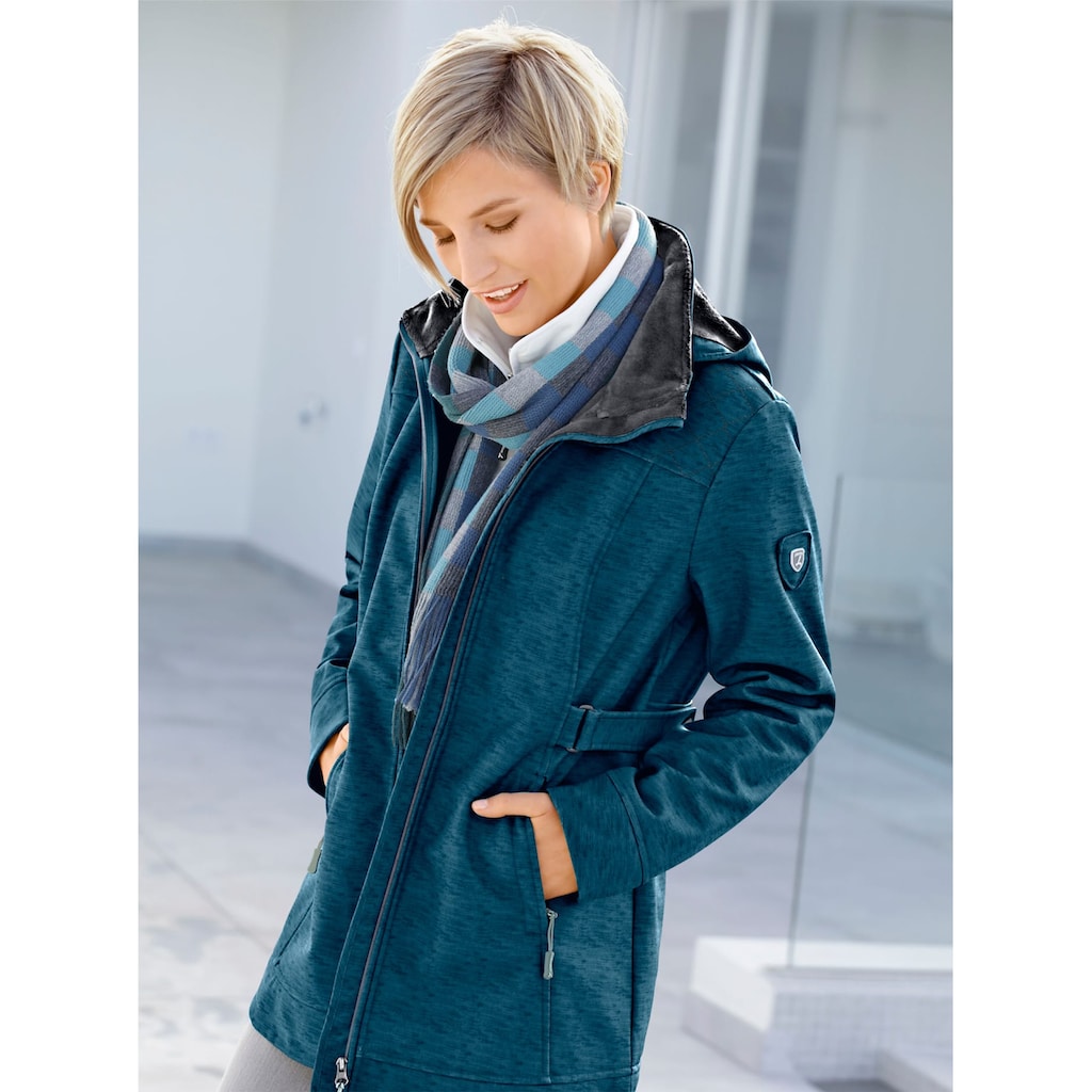 Casual Looks Softshelljacke, mit Kapuze