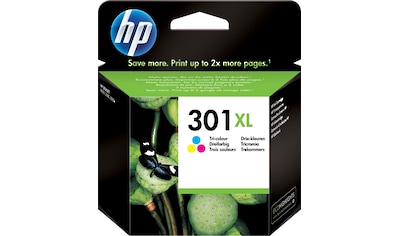 HP Tintenpatrone »301XL«, original Druckerpatrone 301 cyan/magenta/gelb CH564EE XL kaufen