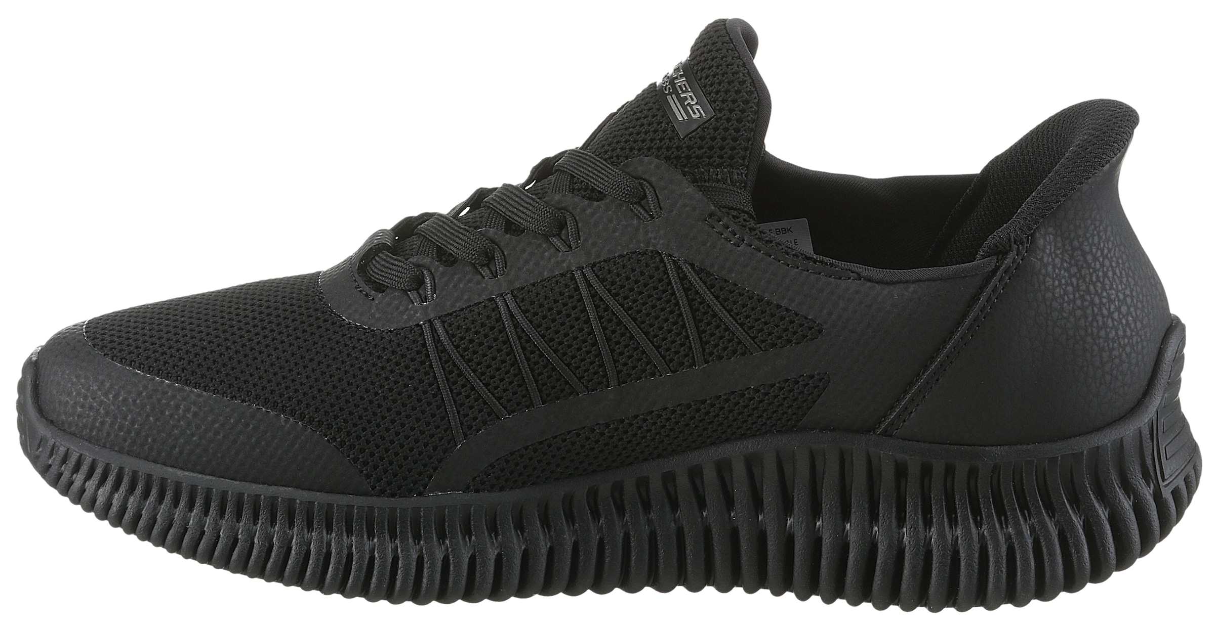 Skechers Sneaker »BOBS GEO LITE-FIXED EDGE«, Freizeitschuh, Trainingsschuh mit Slip-ins