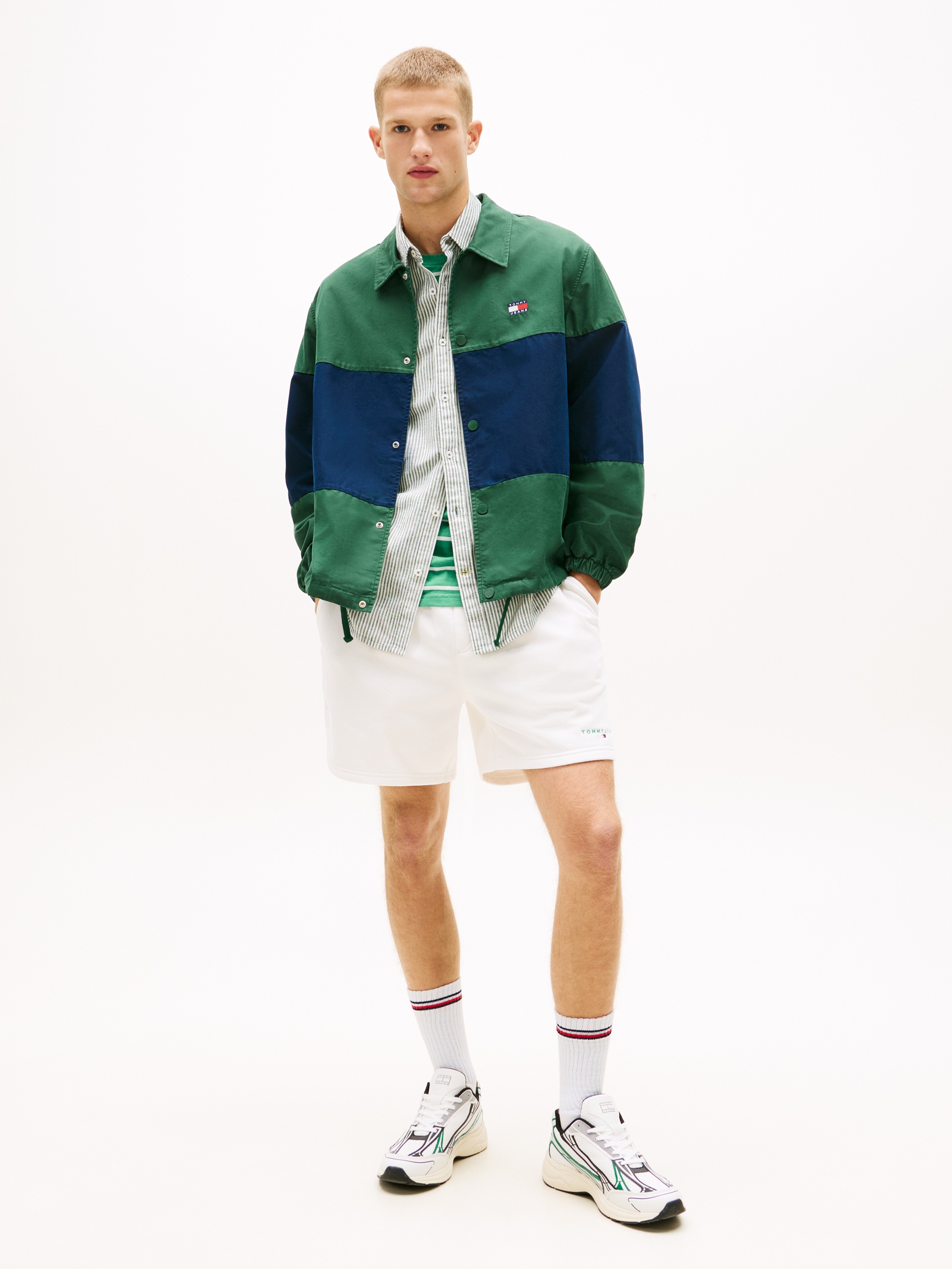 Thumbnail - Tommy Jeans Shorts "TJM CONTRAST LINEAR BEACH" Regular fit mit elastischem Bund