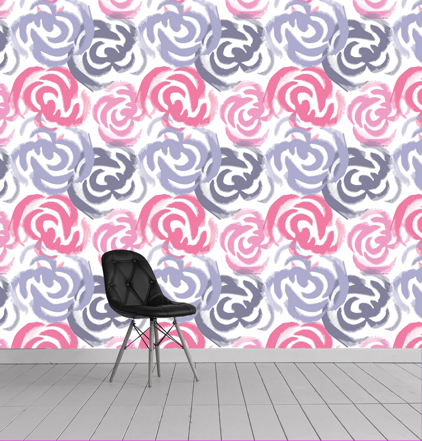 queence Vinyltapete »Harrison«, bedruckt-Motiv-botanisch-floral-gemustert-natürlich, 90x250cm, selbstklebend, kinderleichte Anbringung, Sticker