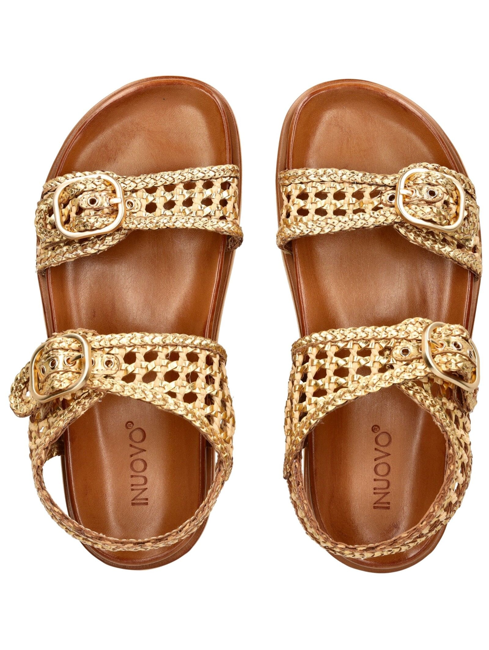 INUOVO Riemchensandale »INUOVO Sandalen Leder«