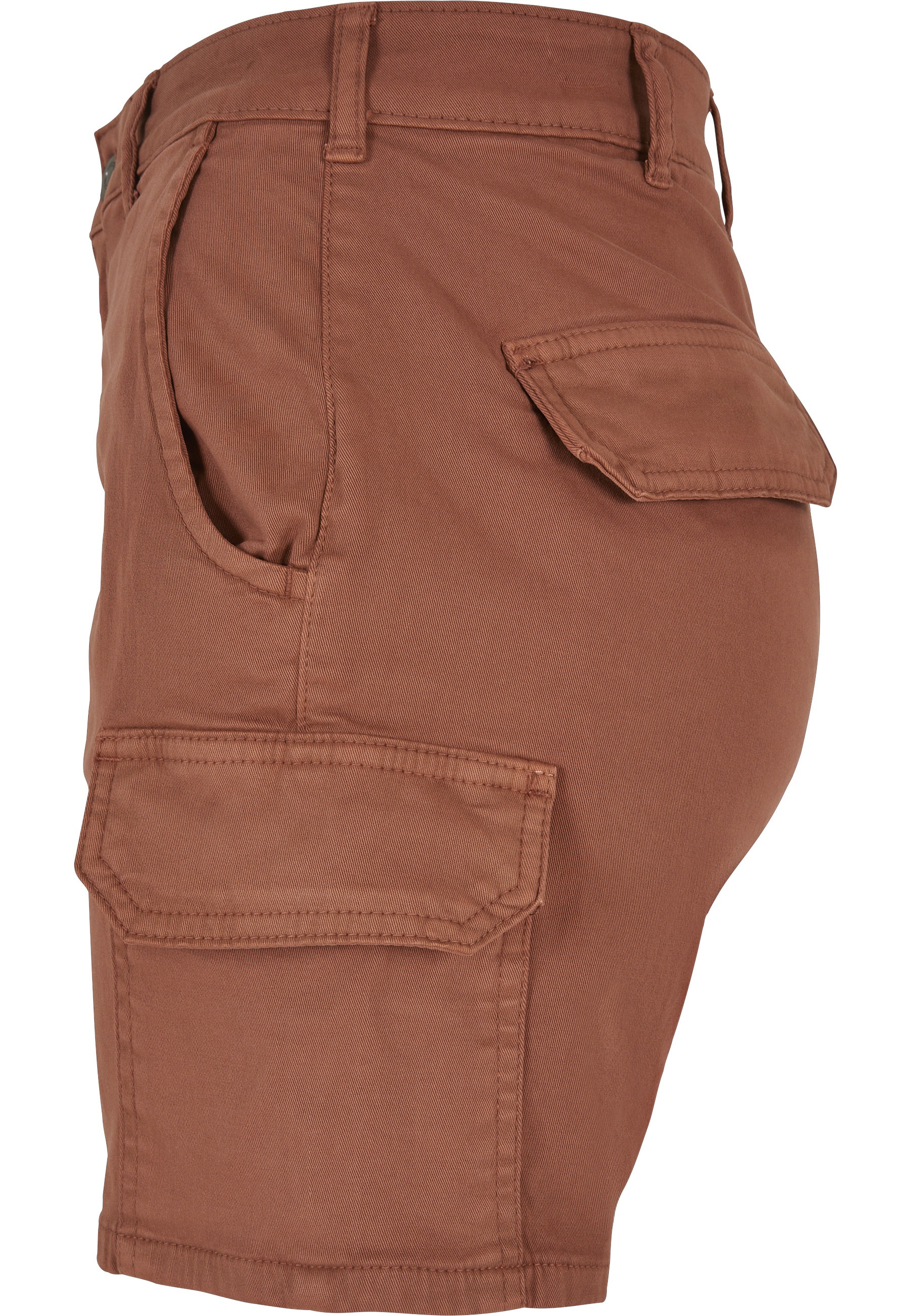 URBAN CLASSICS Cargohose »Urban Classics Damen Ladies High Waist Cargo Shorts«