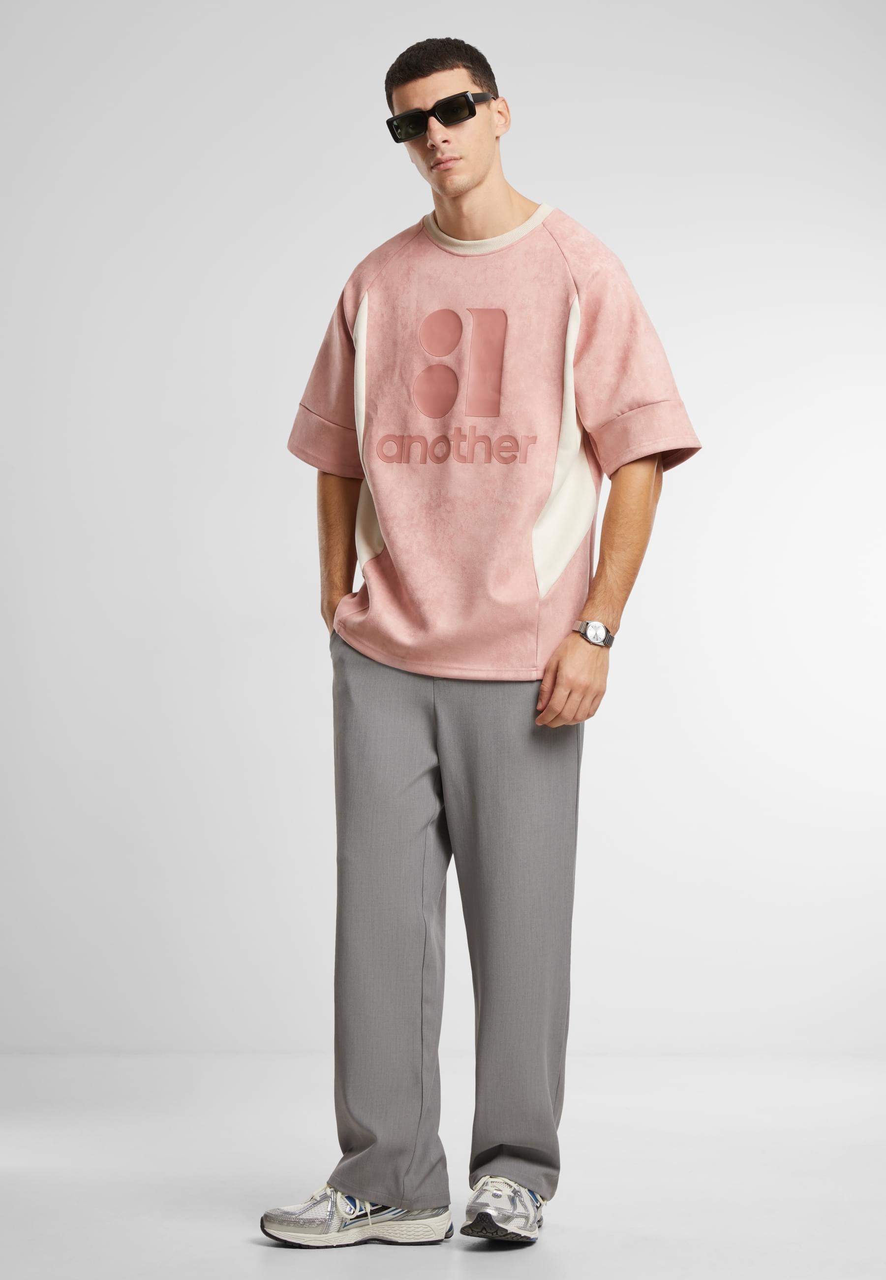 Another Cotton Lab T-Shirt »Another Cotton Lab Another Oversize Raglan Velour Jersey«, (1 tlg.)