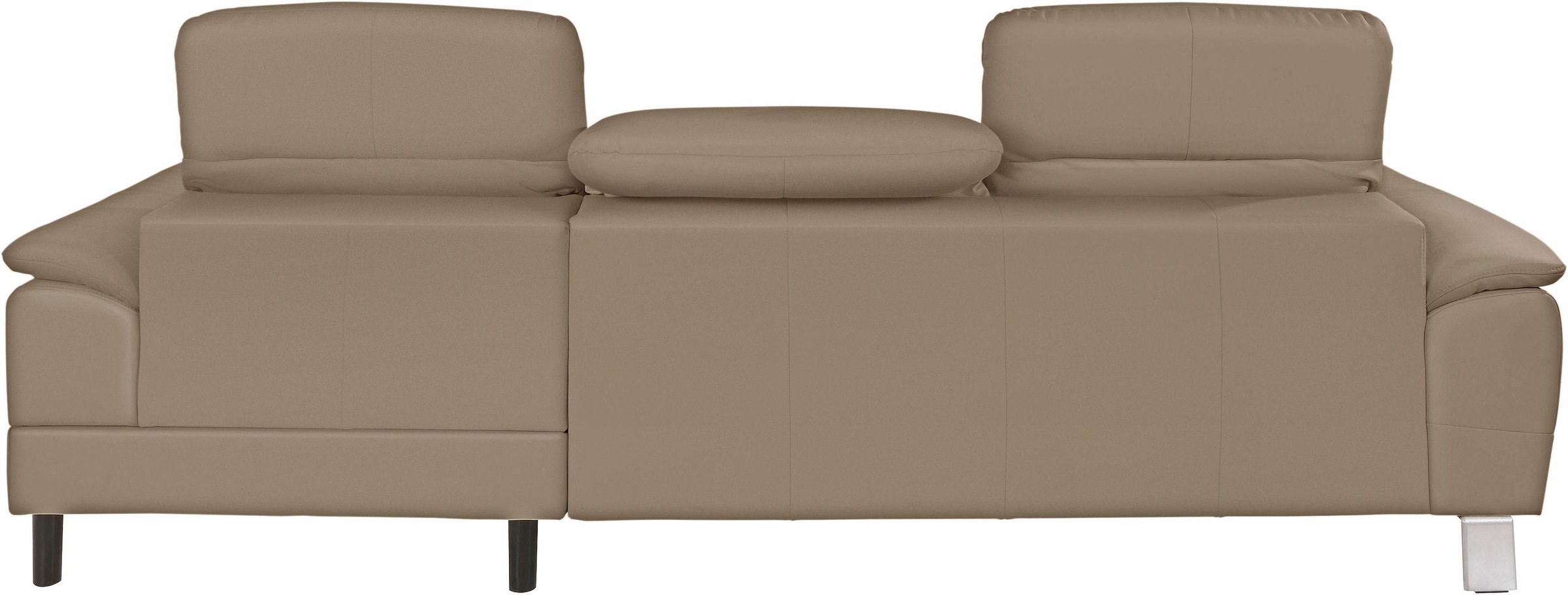 exxpo - sofa fashion Ecksofa »Mantua 2, inkl. Kopf- bzw. Rückenverstellung, bequem, L-Form«, wahlweise mit Bettfunktion und Bettkasten, tolle Verarbeitungsdetails